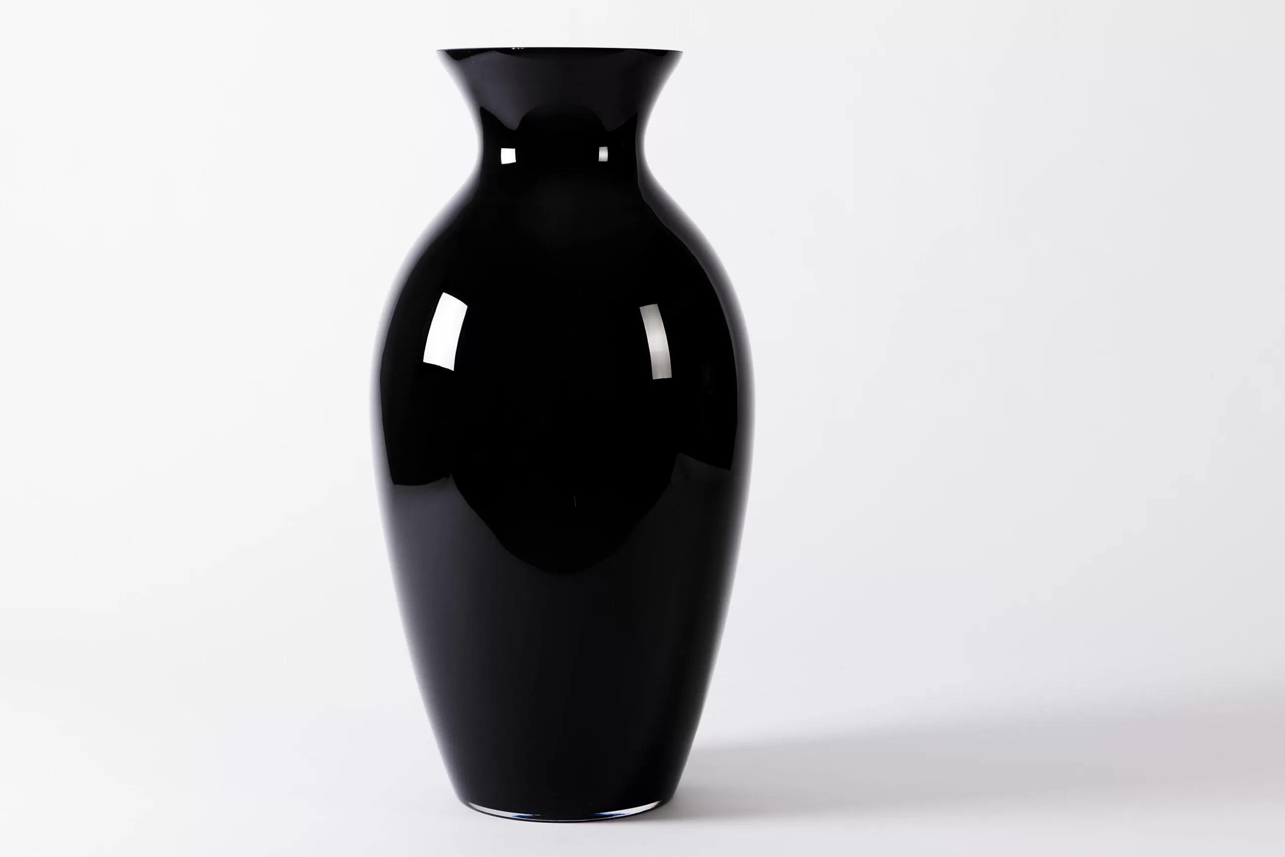 Adina, Vase, Black, Mouth-Blown, 70Cm^Flamant Hot