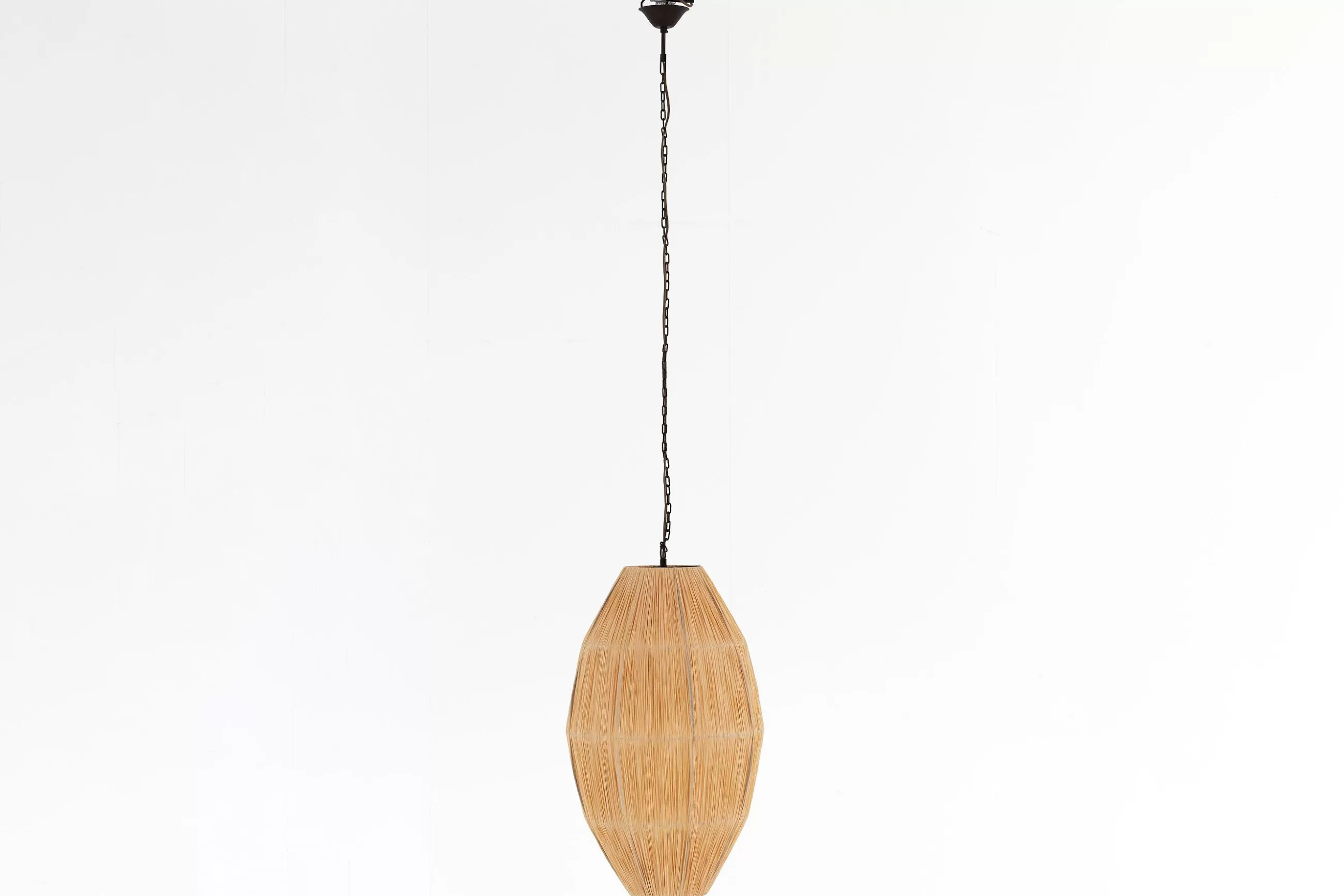 Aimee, Pendant Lamp, Raffia And Iron, L^Flamant Fashion