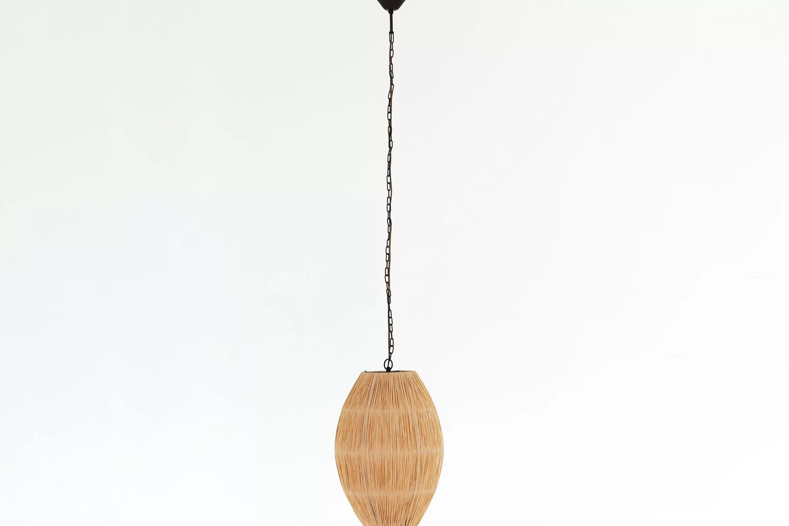 Aimee, Pendant Lamp, Raffia And Iron, S^Flamant Store