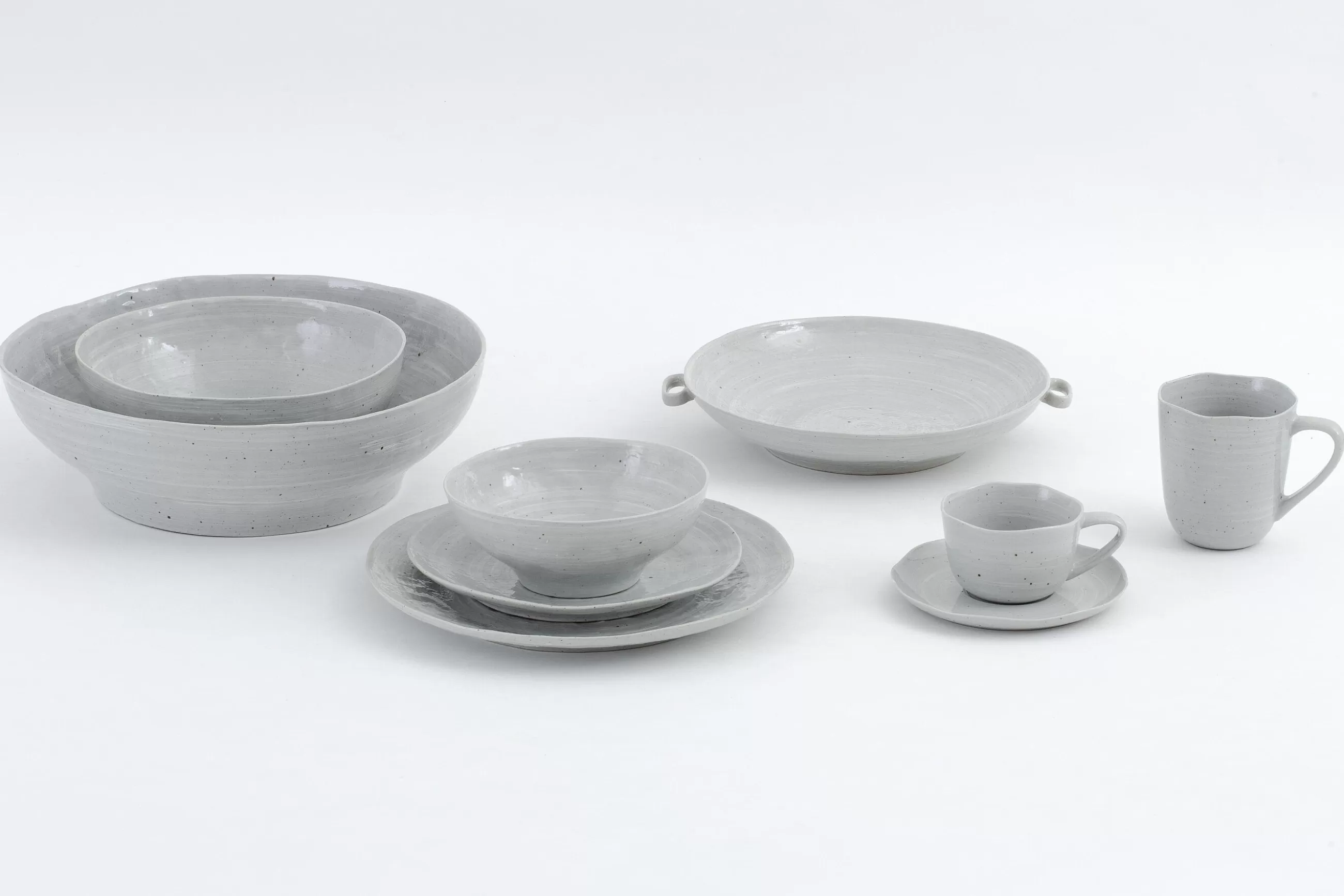 Alanah, Bowl, Ceramic, Grey^Flamant Cheap