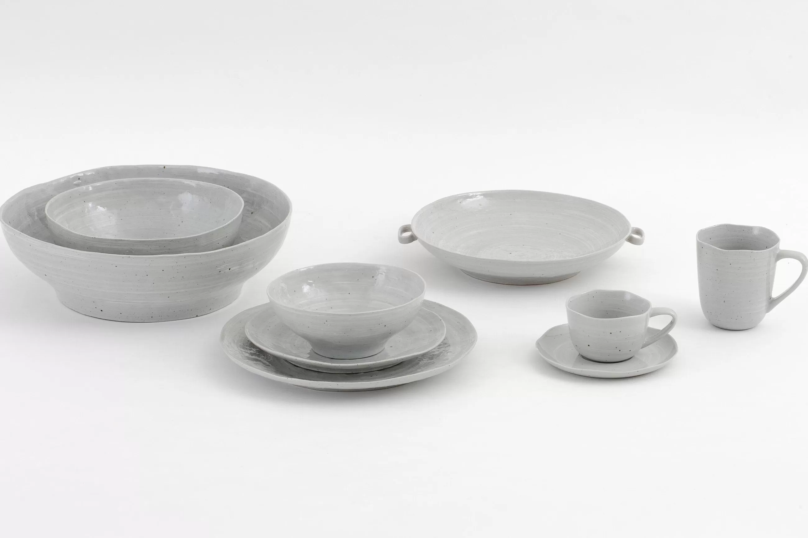 Alanah, Plate, Ceramic, Grey, 21,5Cm^Flamant Cheap