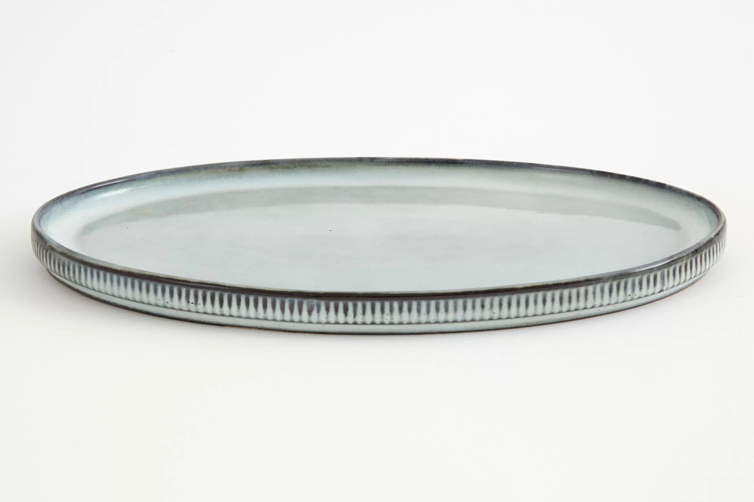 Architecto, Serving Plate, Ceramic, Grey^Flamant Hot