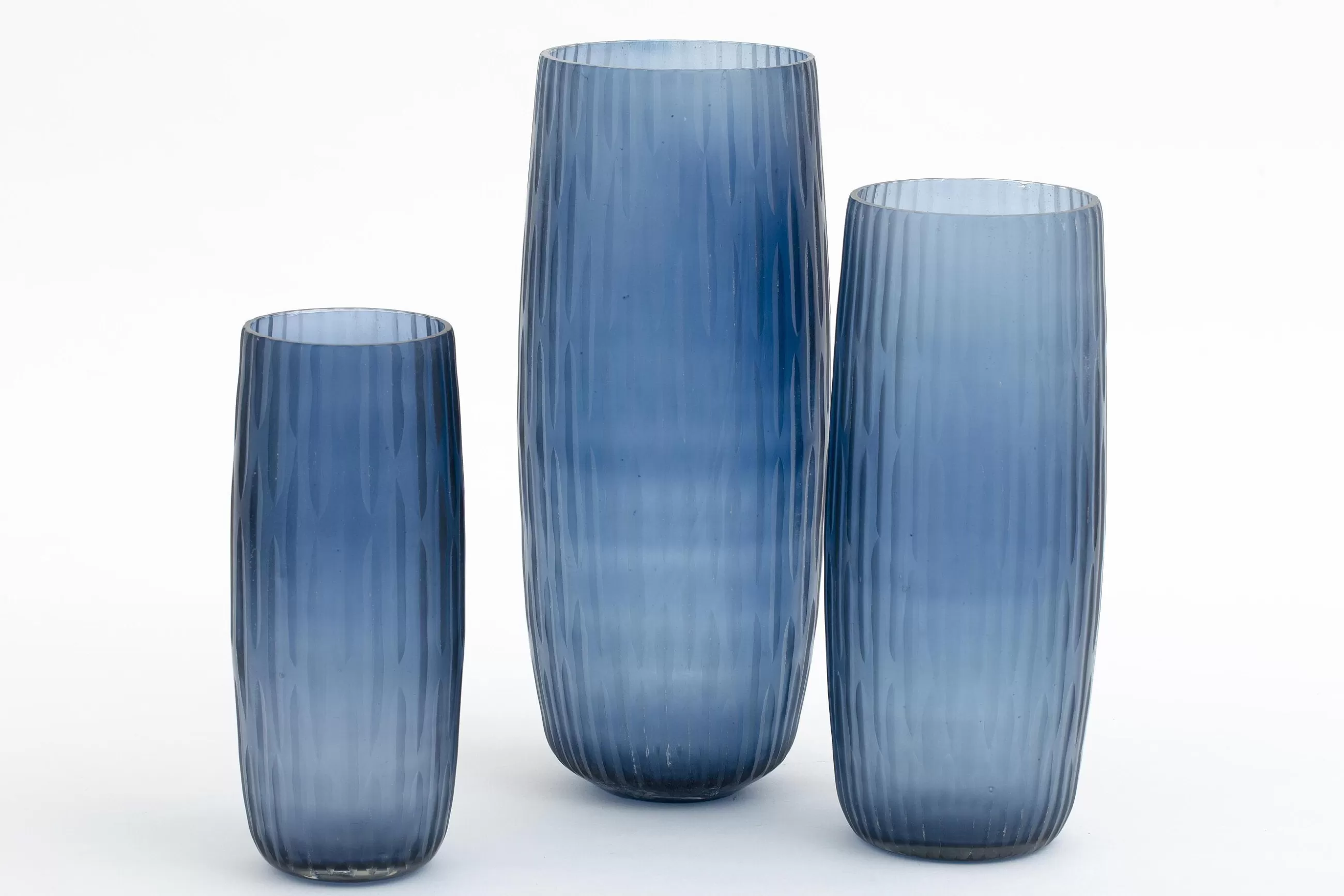 Arez, Vase, Glass, Blue, S^Flamant Cheap