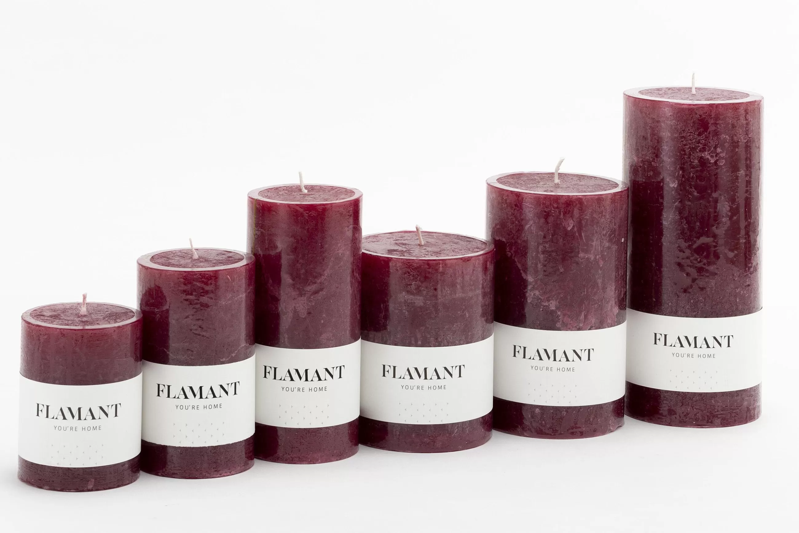 Beth, Candle, Colour Balmoral Red, 7X11,5Cm^Flamant Outlet