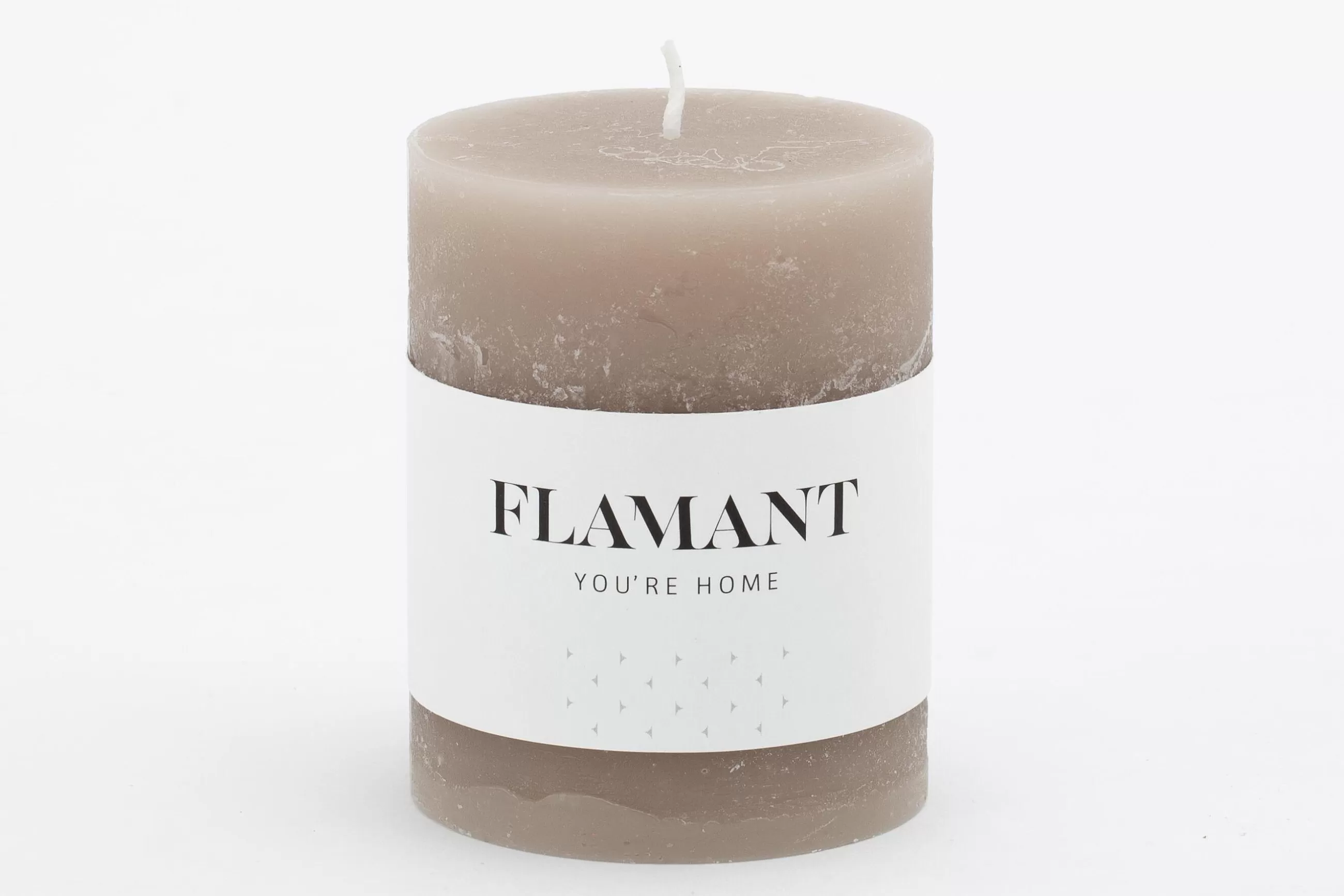 Beth, Candle, Colour Taupe, 7X9Cm^Flamant Shop