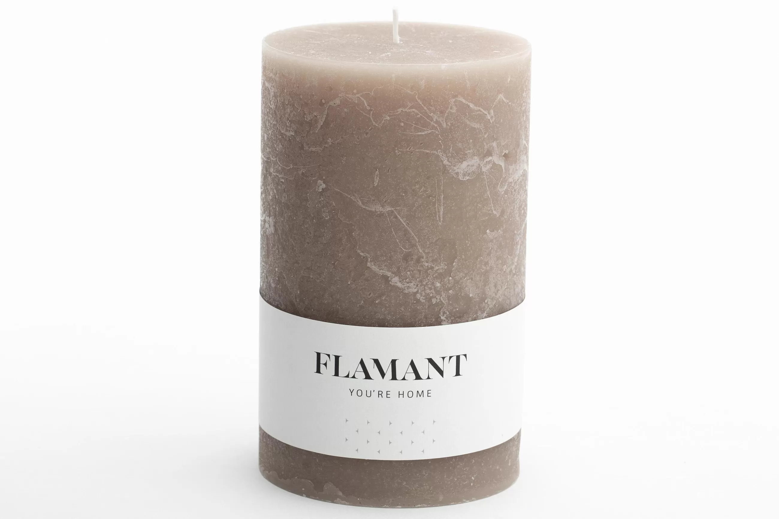 Beth, Candle, Colour Taupe, 9X15Cm^Flamant Online