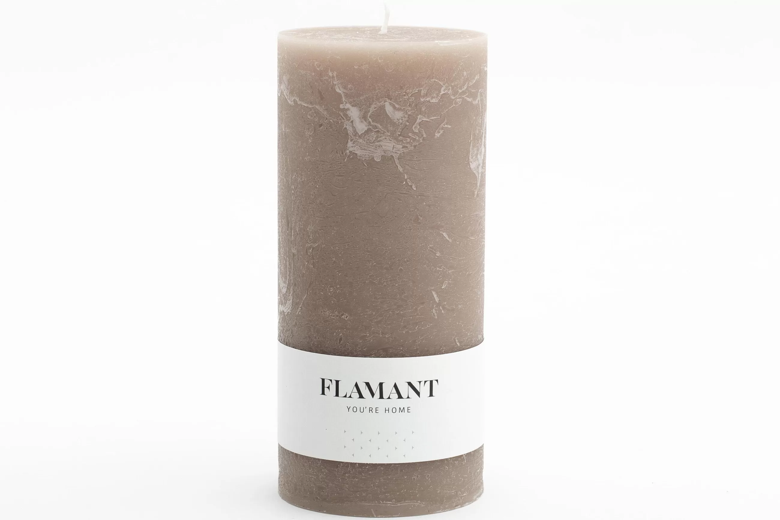 Beth, Candle, Colour Taupe, 9X20Cm^Flamant Store