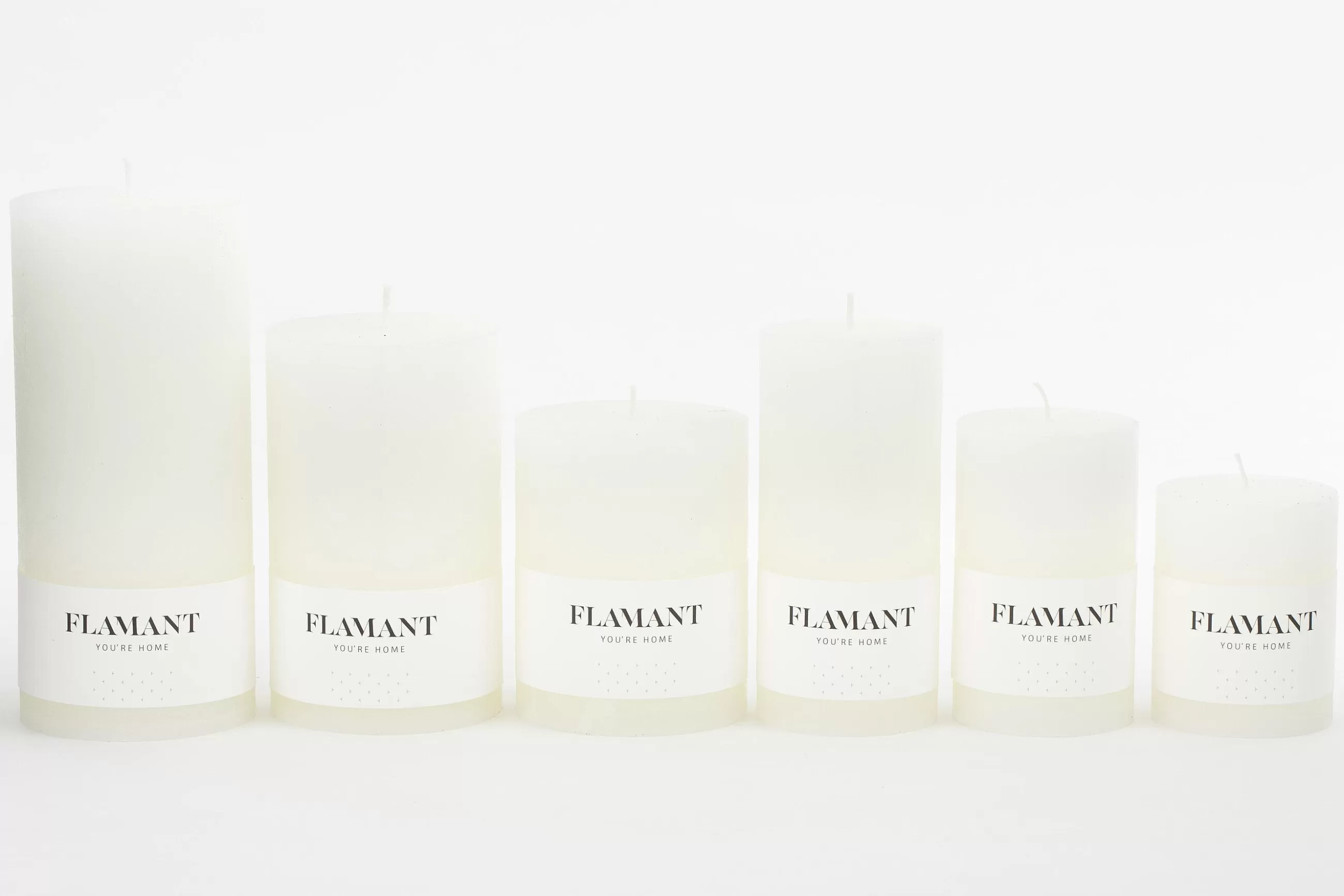 Beth, Candle, Colour White, 7X11,5Cm^Flamant Flash Sale