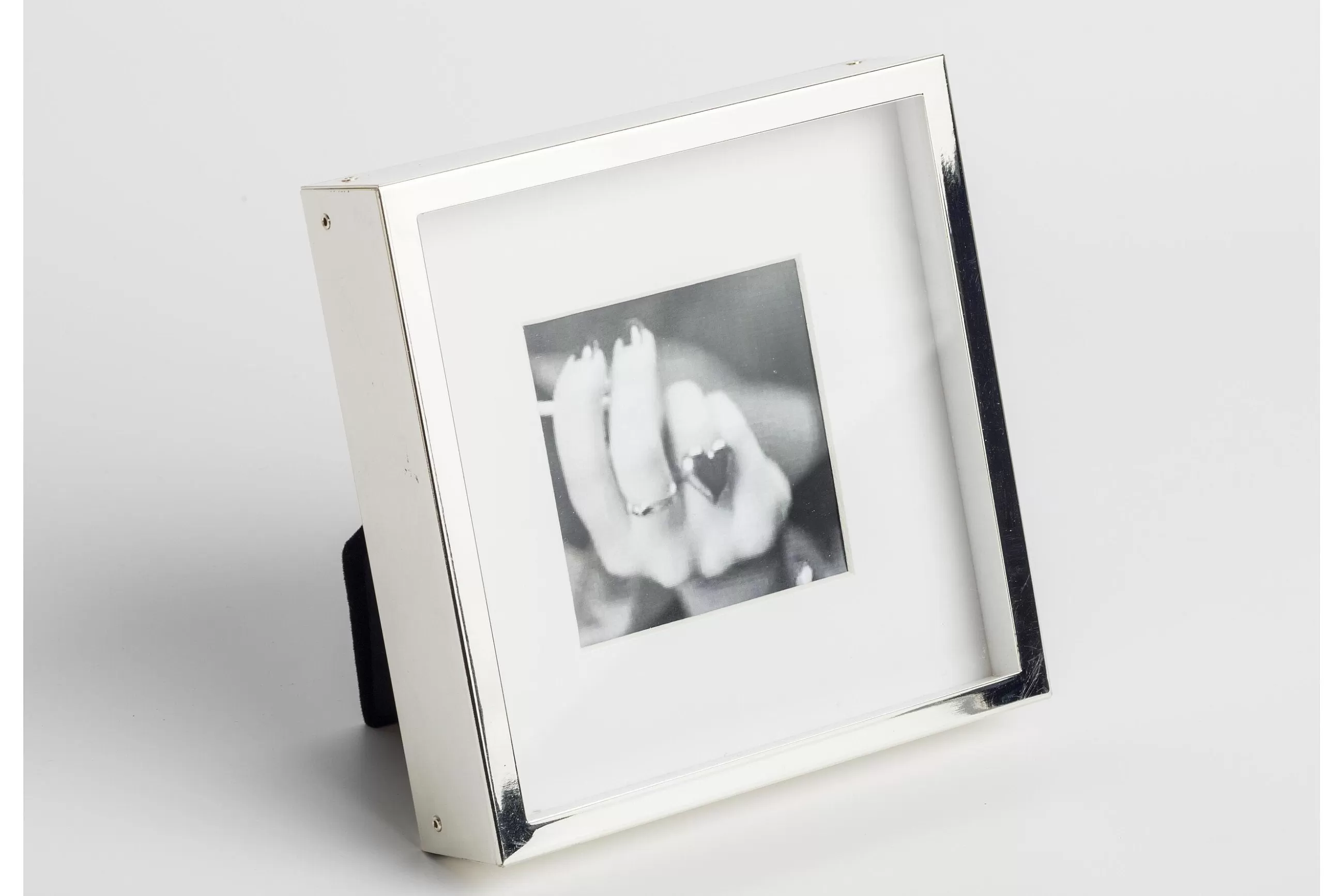 Boxs, Picture Frame, Silver-Plated And Lacquered, 8X8^Flamant Store