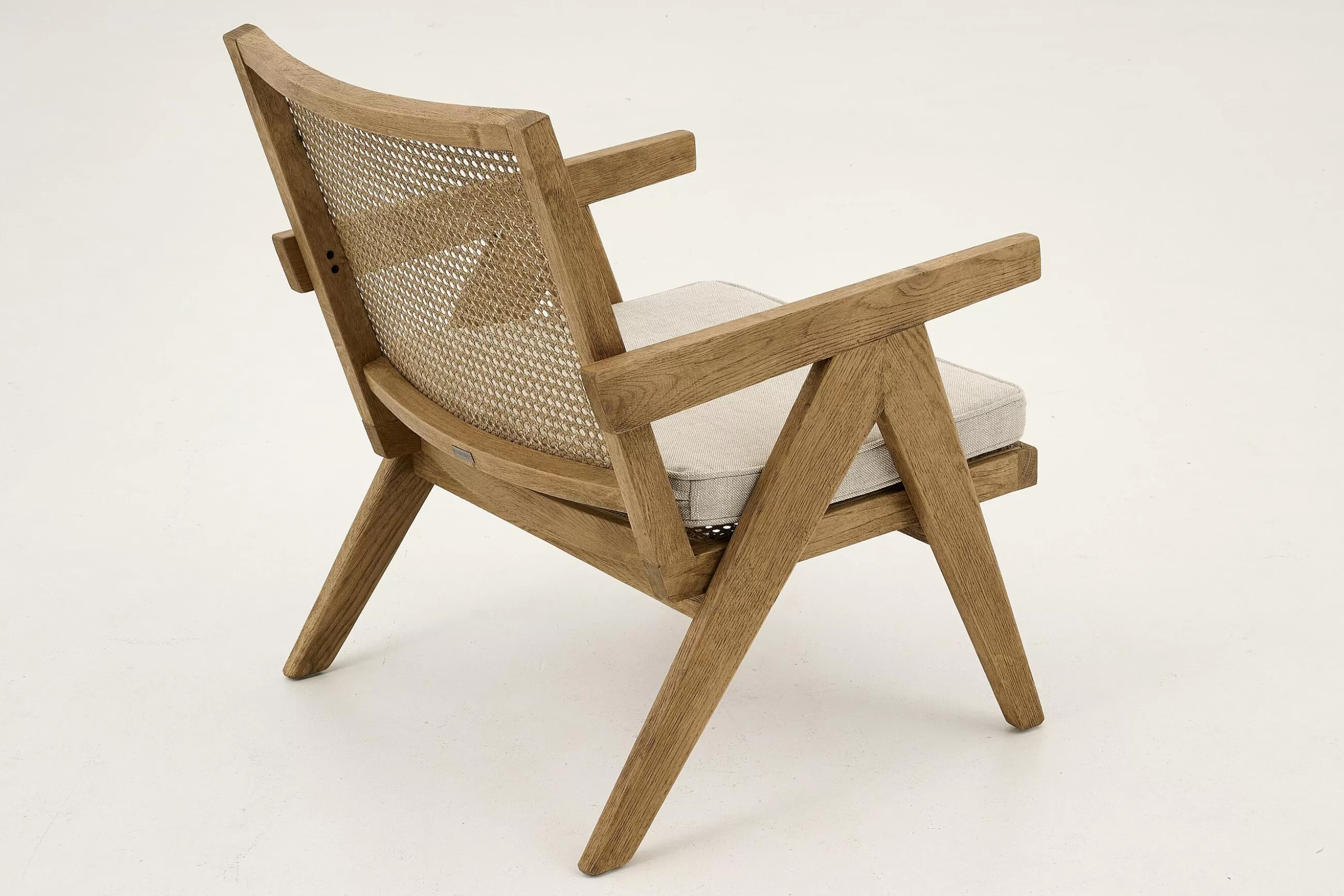 Bruno, Armchair, Oak, Reed, With Cushion^Flamant New