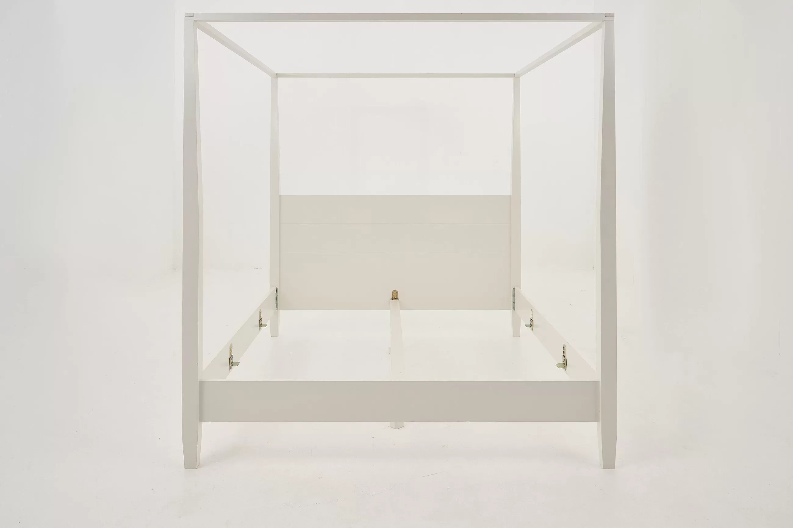 Cape Cod, Four-Poster Bed, White, 160 Cm^Flamant Best