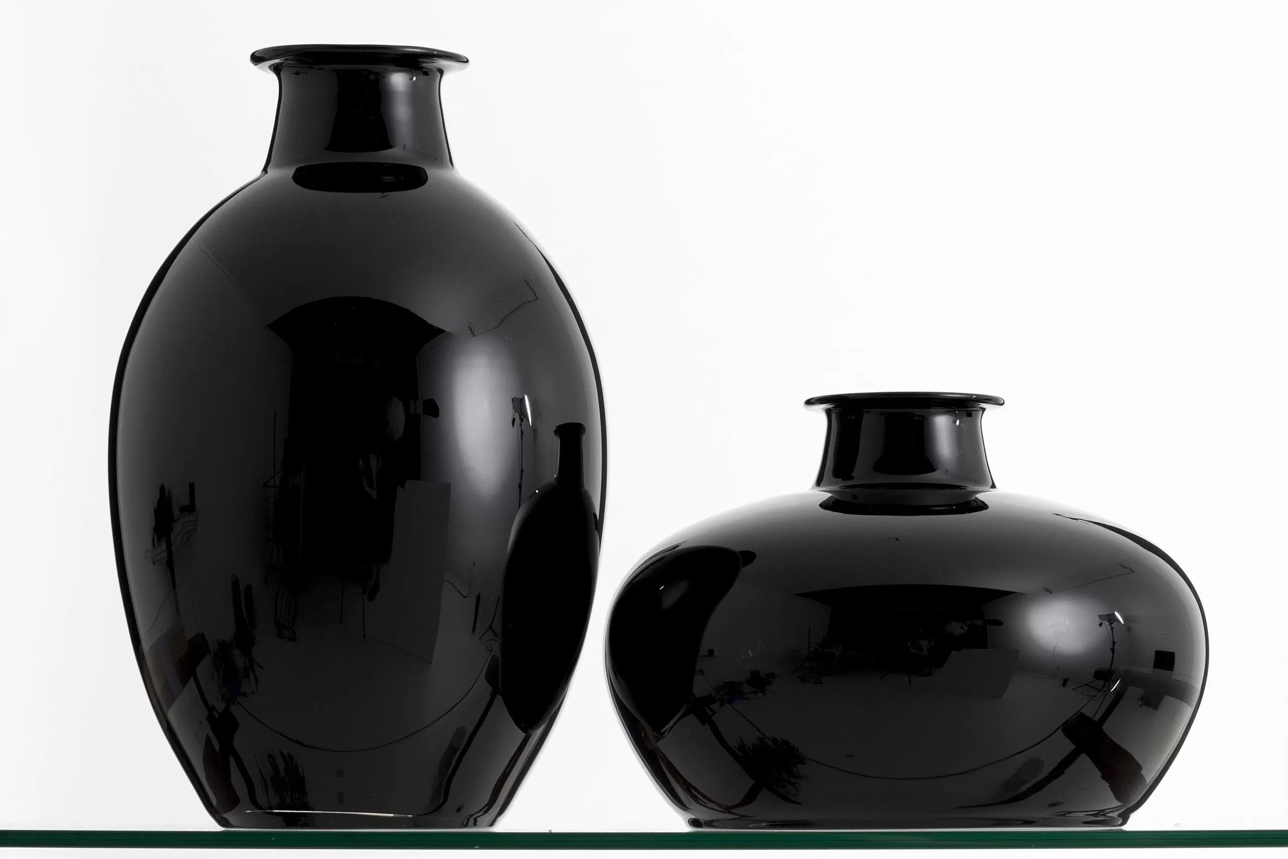 Chiaz, Vase, Glass, Black^Flamant Best