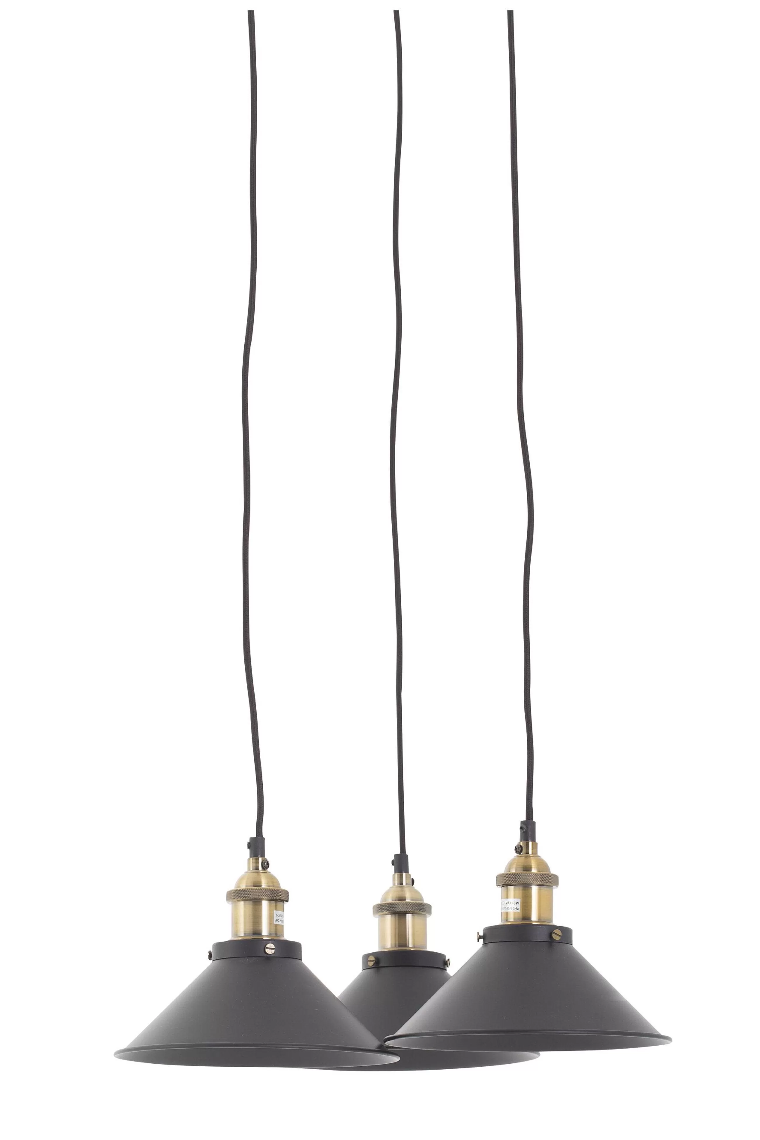 Cirino, Pendant Lamp, Black, 3 Shades^Flamant Sale