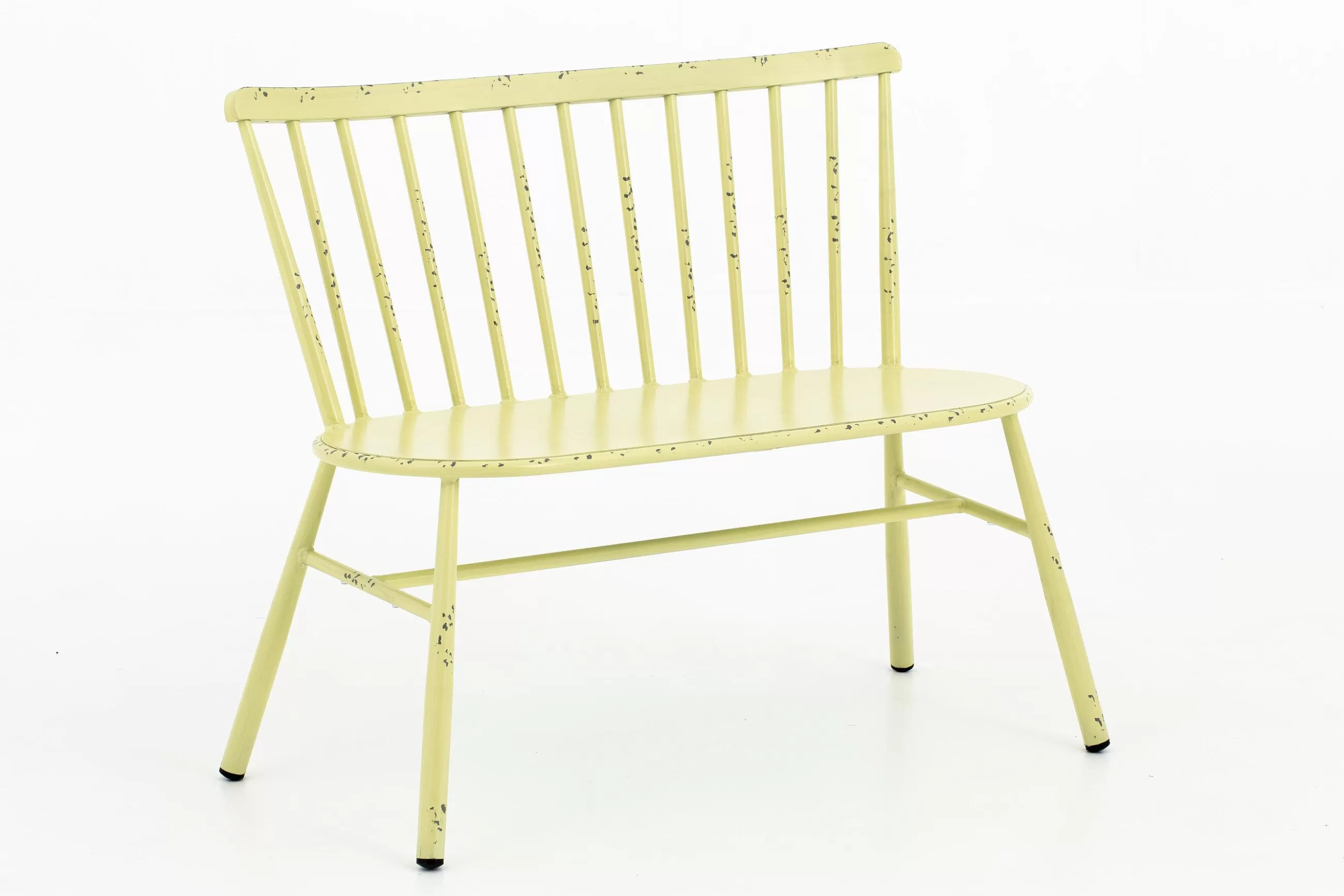 Claire, Garden Bench, Retro Yellow^Flamant New