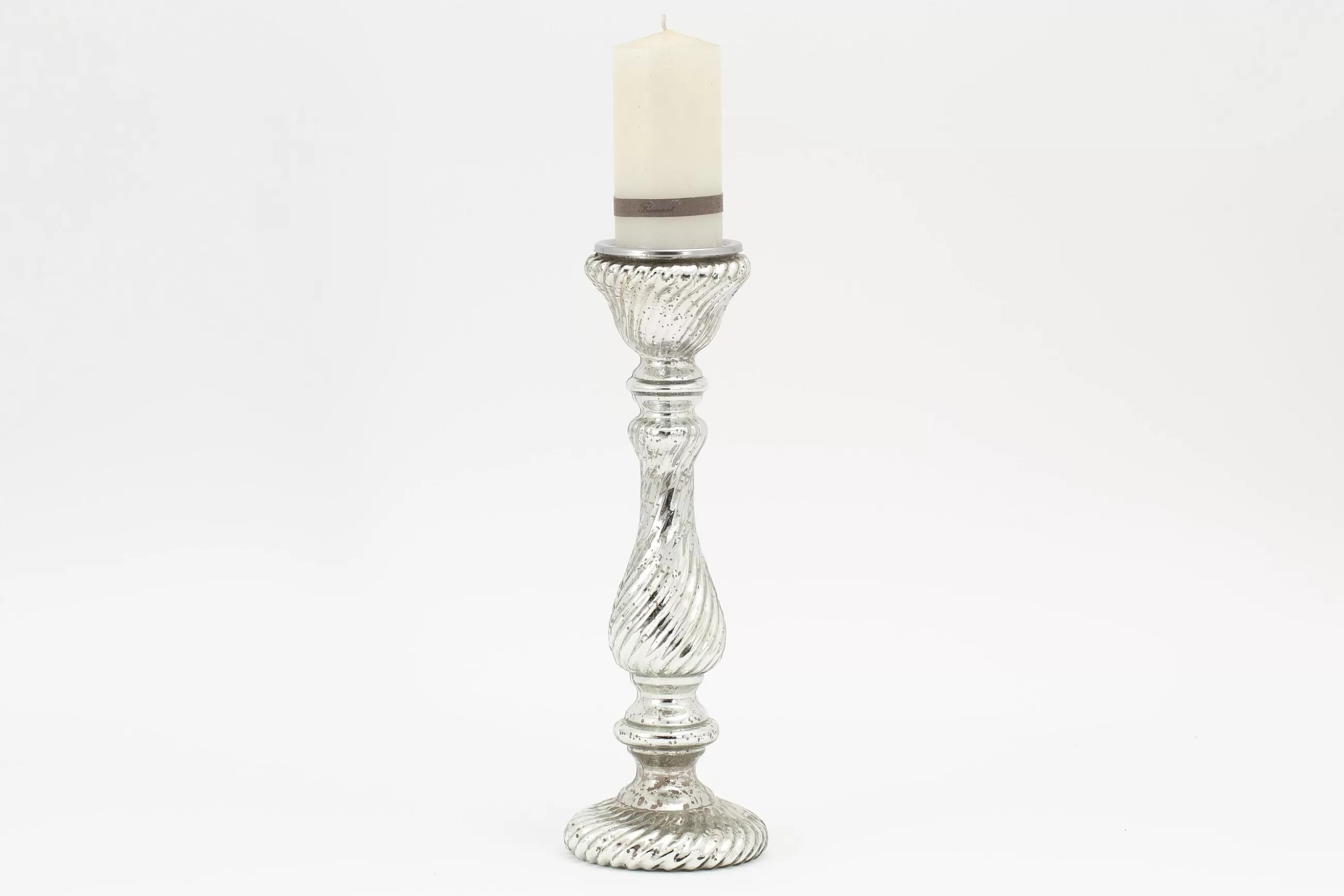 Darium, Candlestick, Mercury Glass, L^Flamant Best Sale