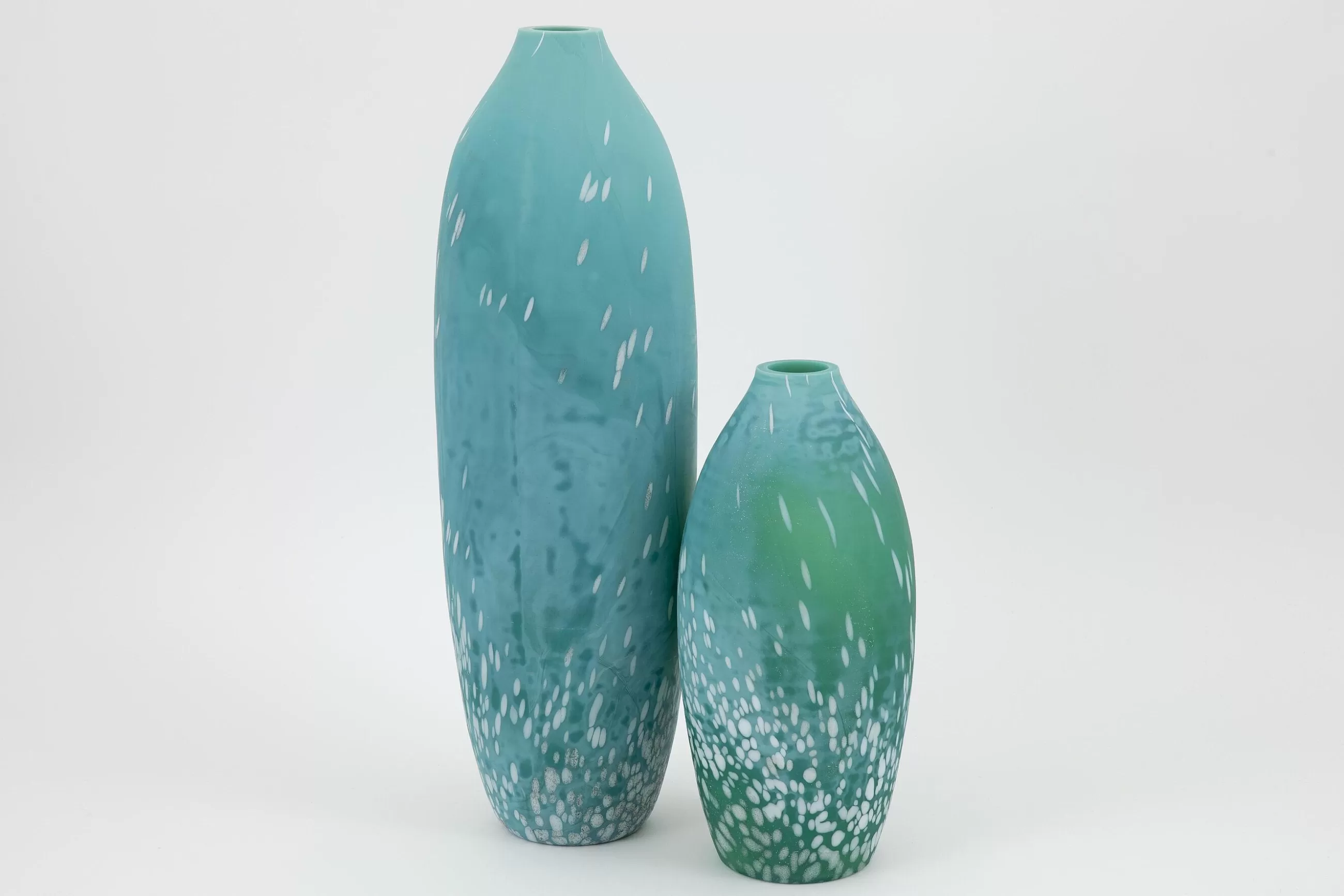 Dego, Vase, Glass, Turquoise, S^Flamant Online