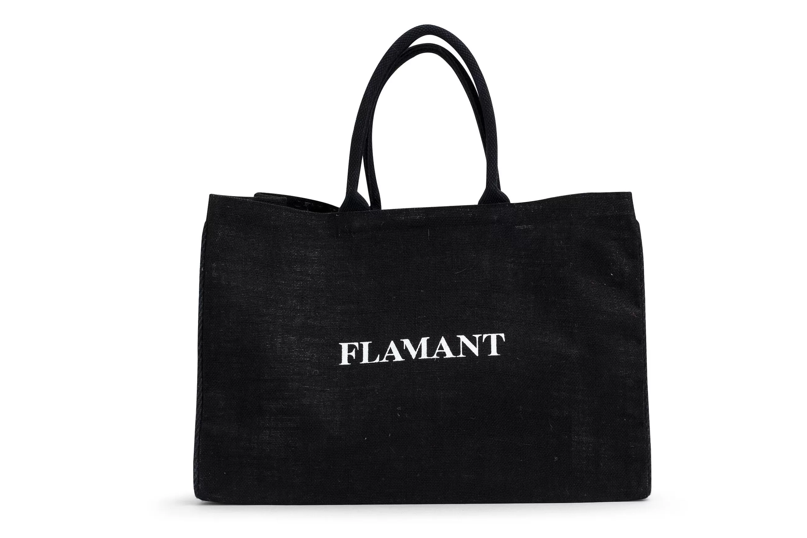 Bag, Shopping Bag, Jute, Black^Flamant Flash Sale