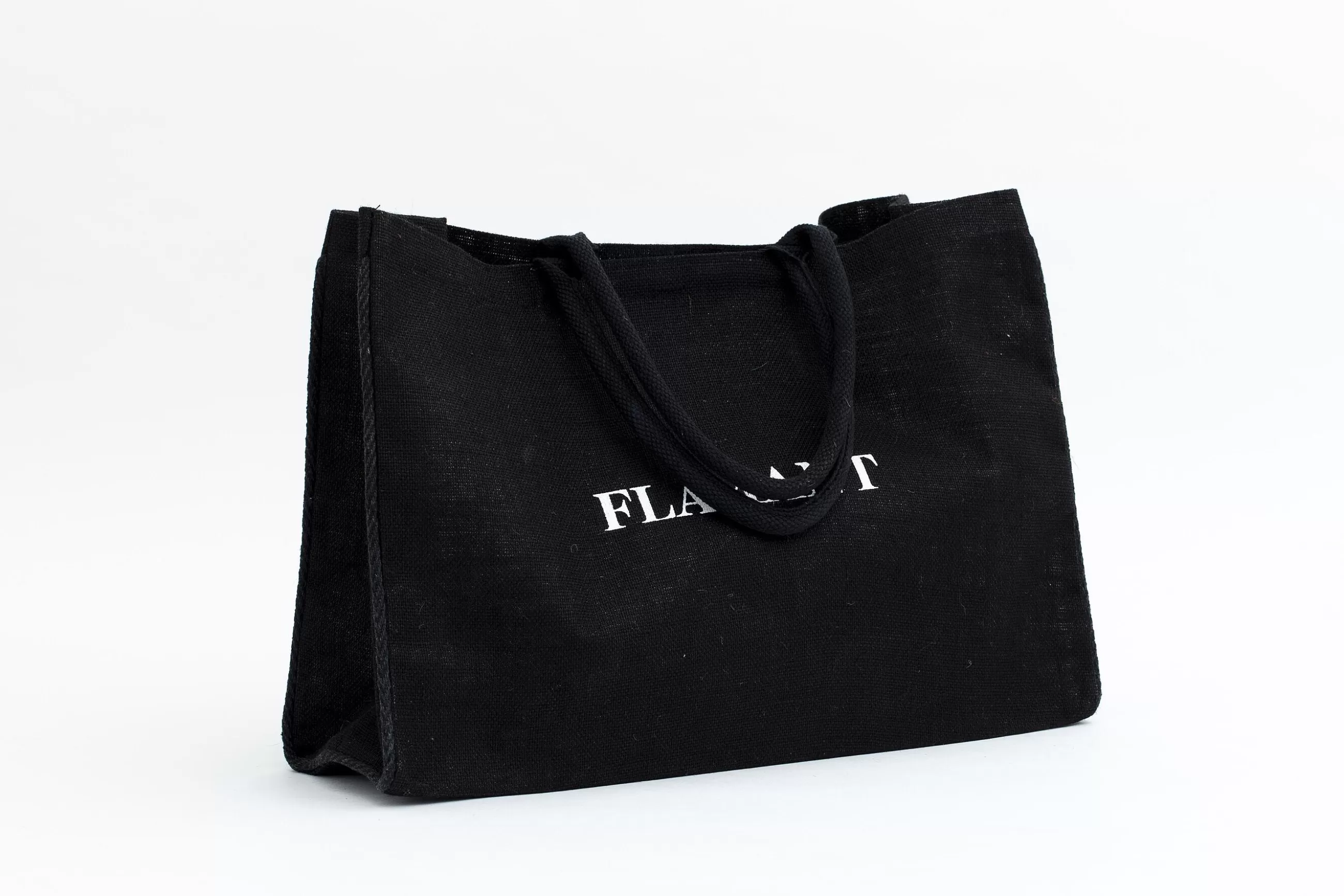 Bag, Shopping Bag, Jute, Black^Flamant Flash Sale