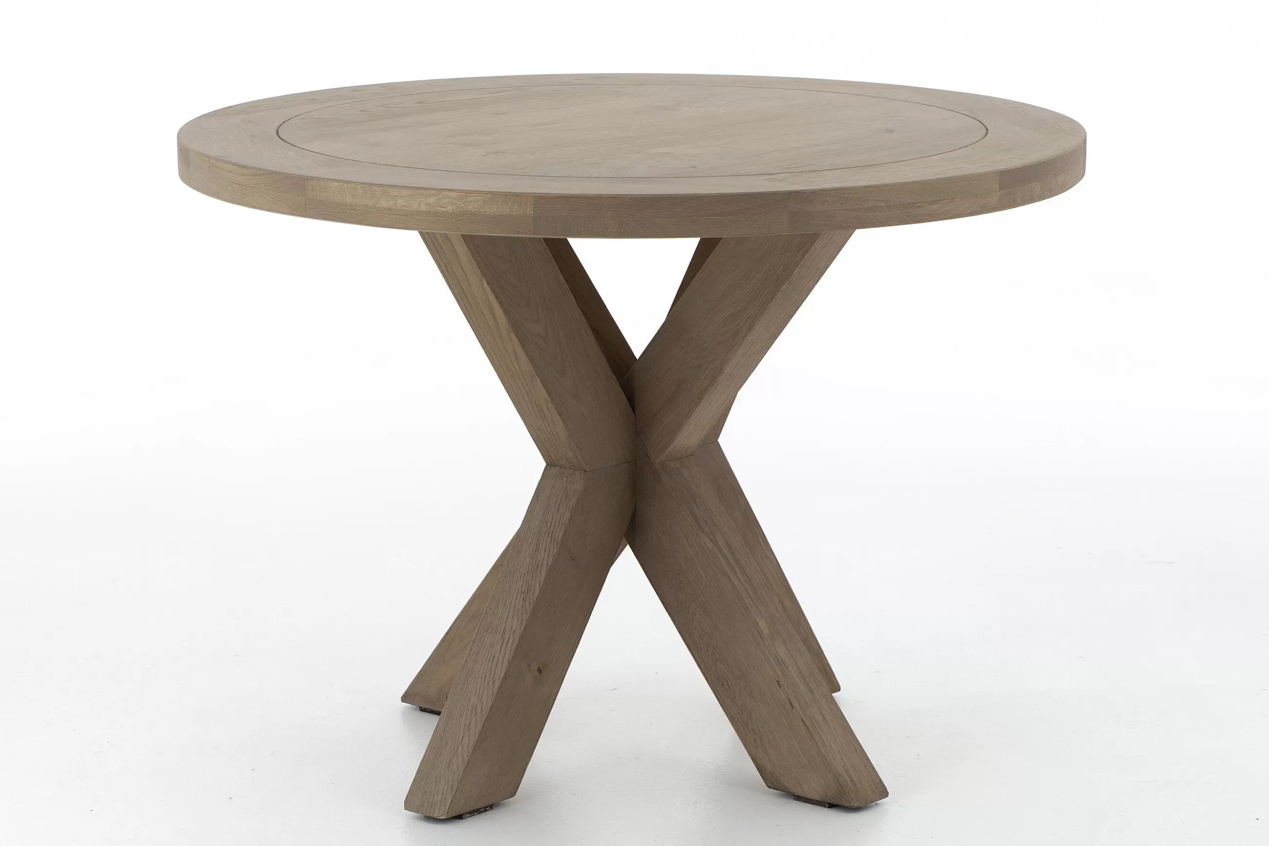 Forino, Dining Table, Weathered Oak, Round, 110 Cm^Flamant Discount