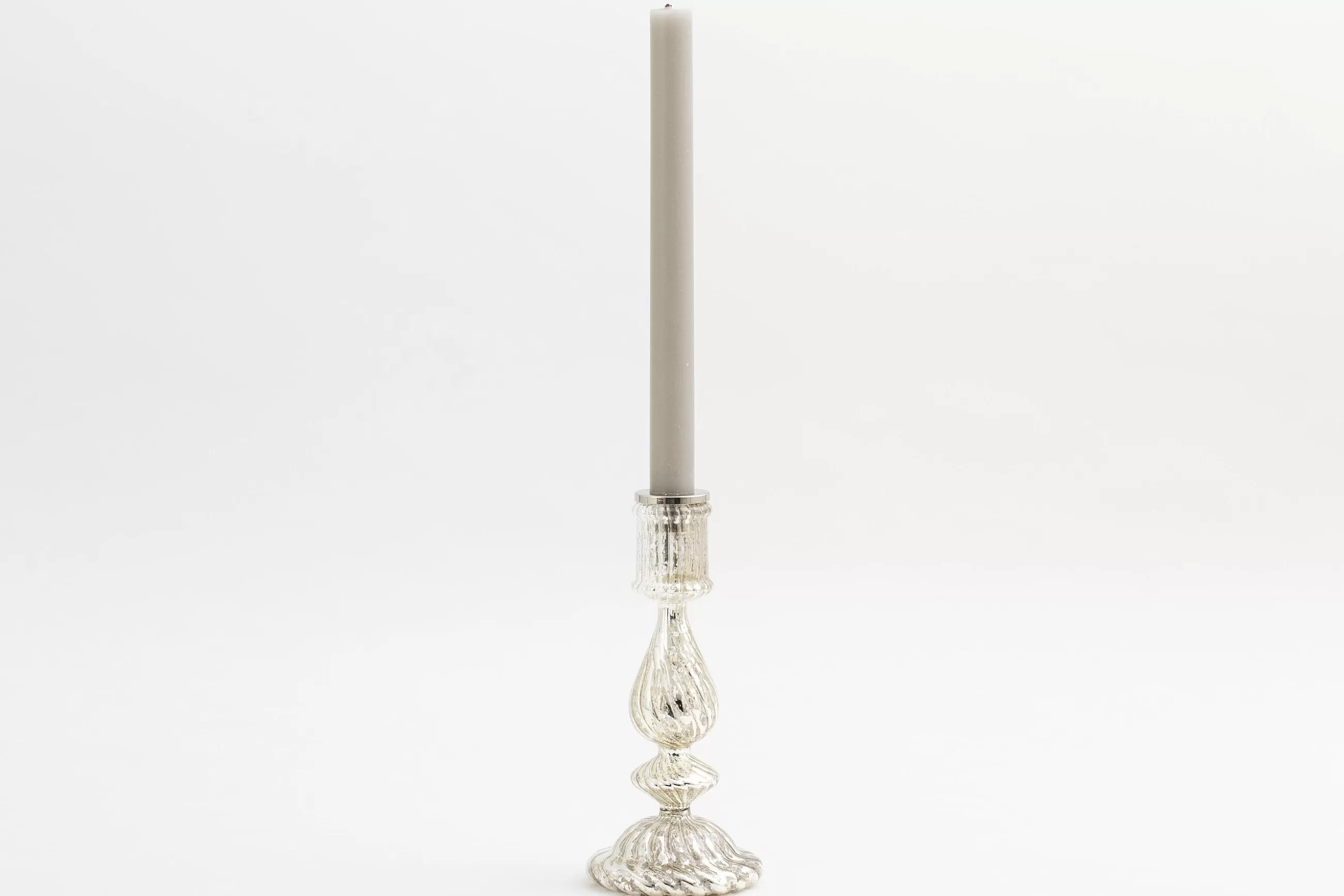 Gideon, Candlestick, Mercury Glass, S^Flamant Fashion