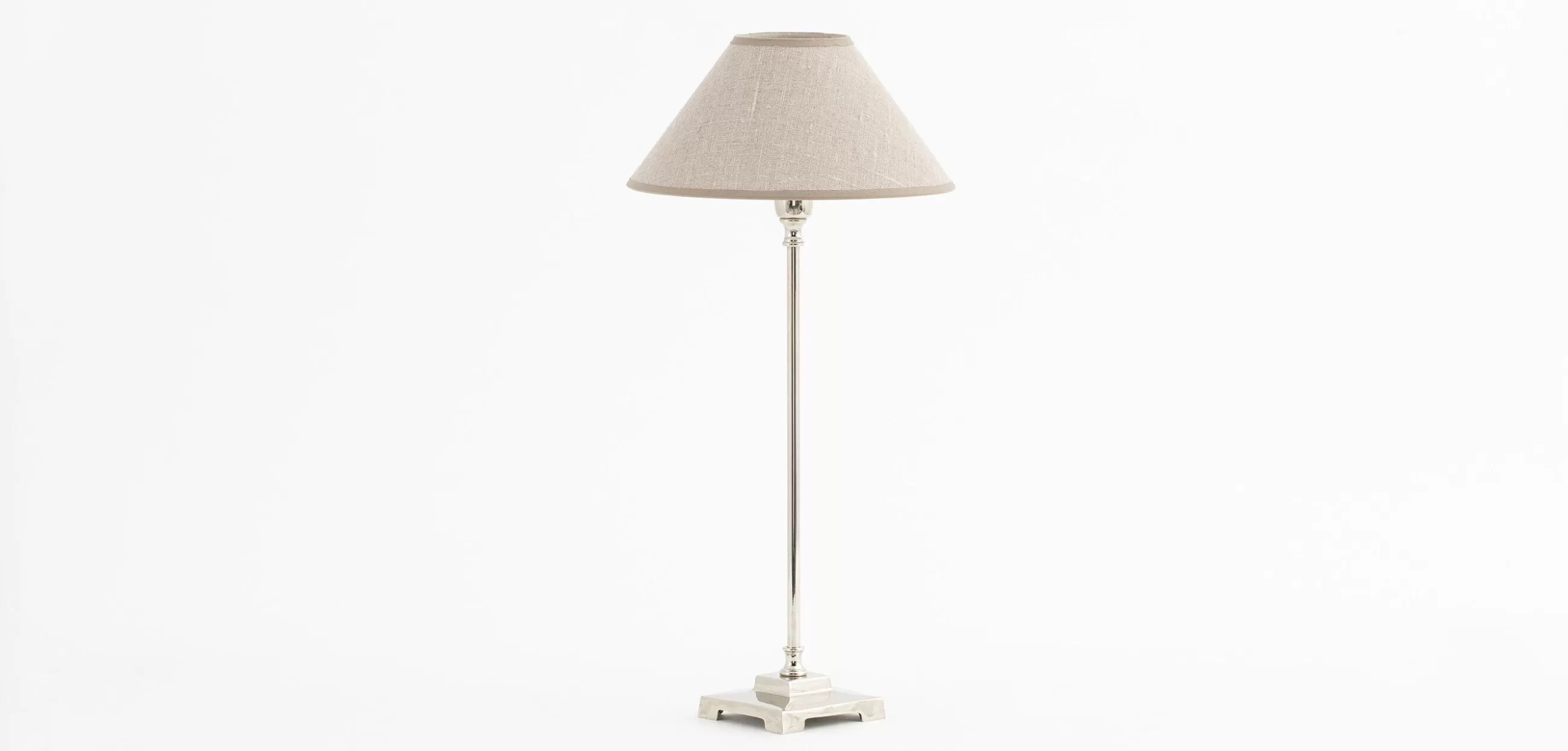 Horton, Table Lamp, Brass And Nickel^Flamant Cheap