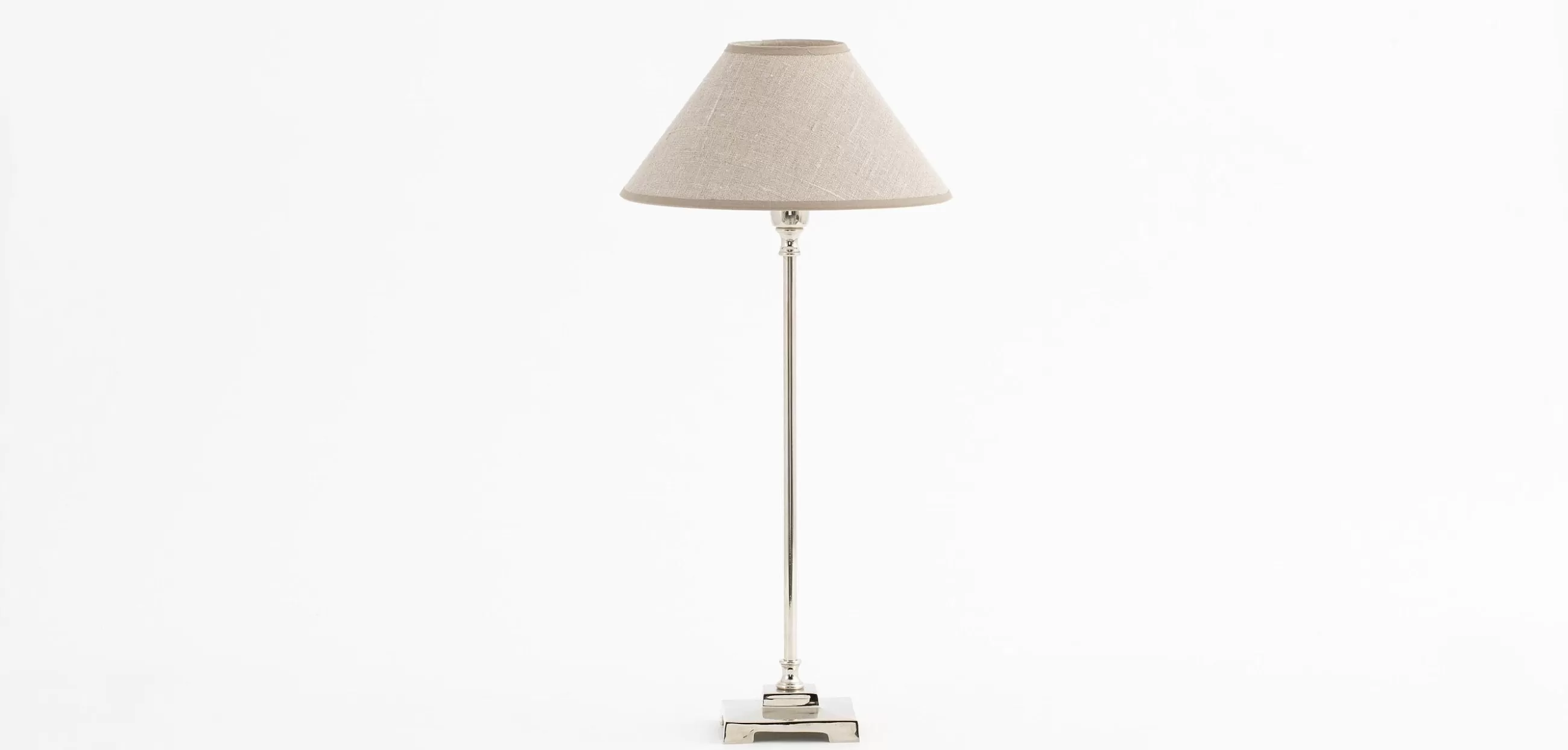 Horton, Table Lamp, Brass And Nickel^Flamant Cheap