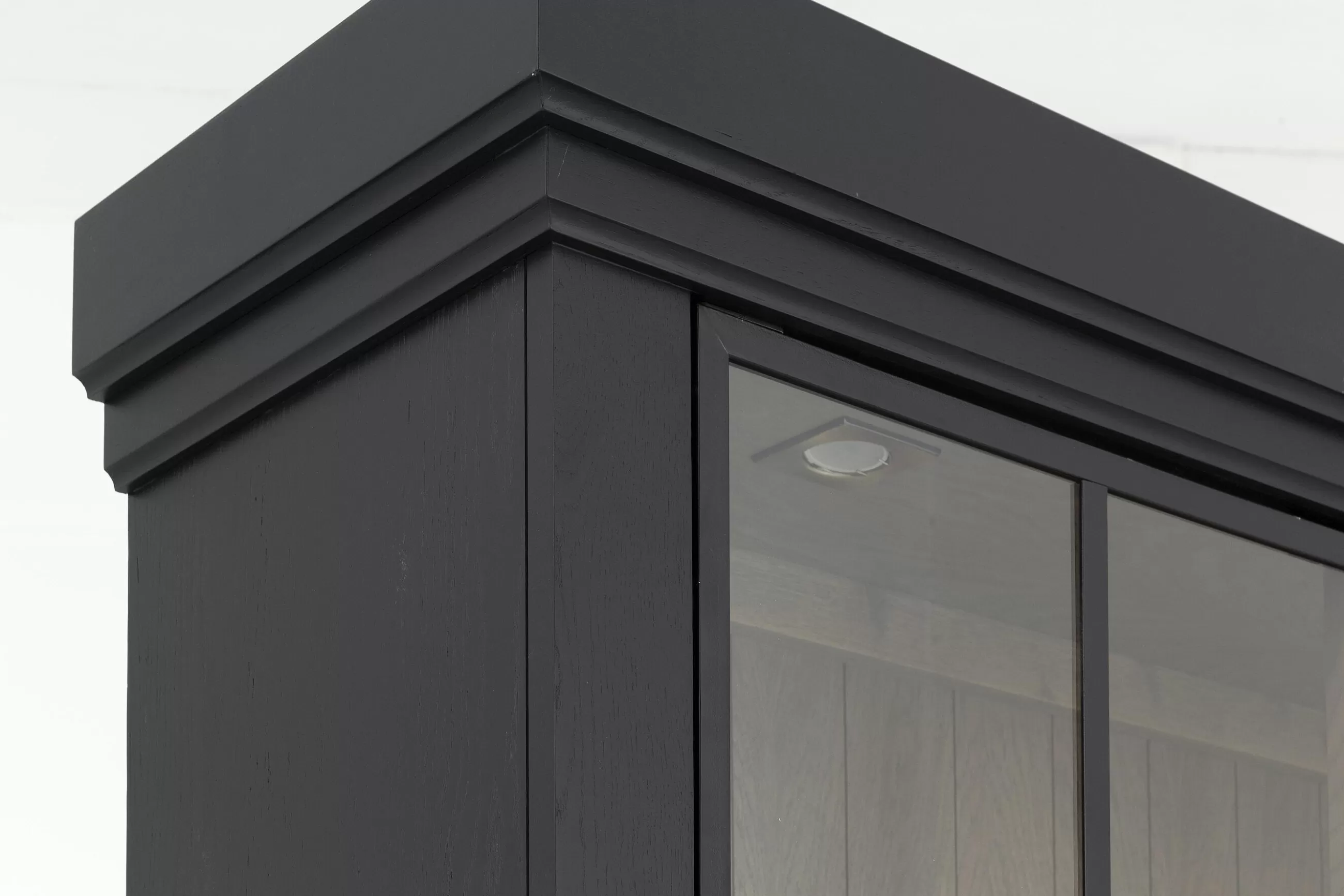 Iron Jason, Cabinet, Black, Oak, 3 Iron Doors^Flamant Outlet