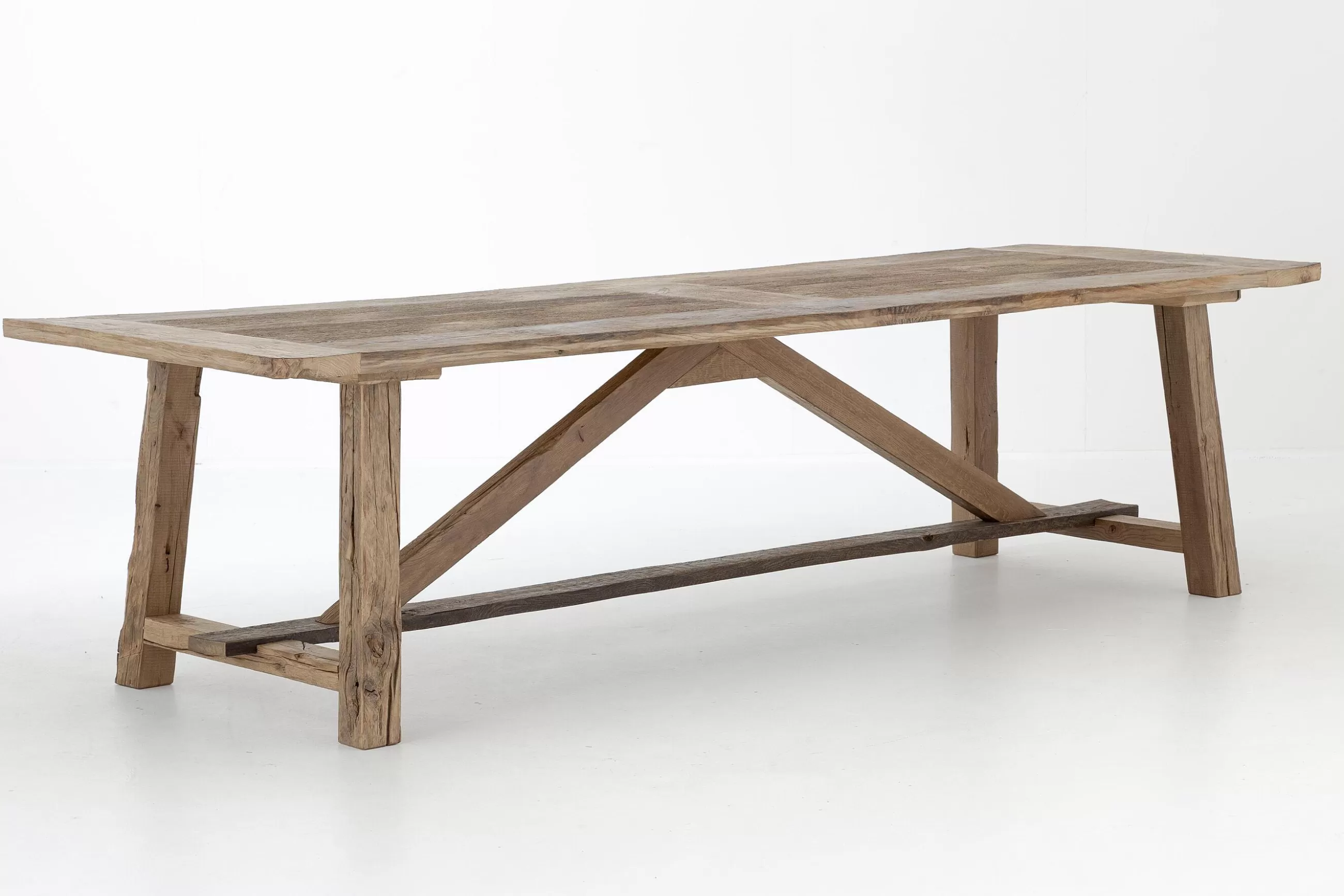 Jeffrey, Dining Table, Old Oak, 300 Cm^Flamant Discount