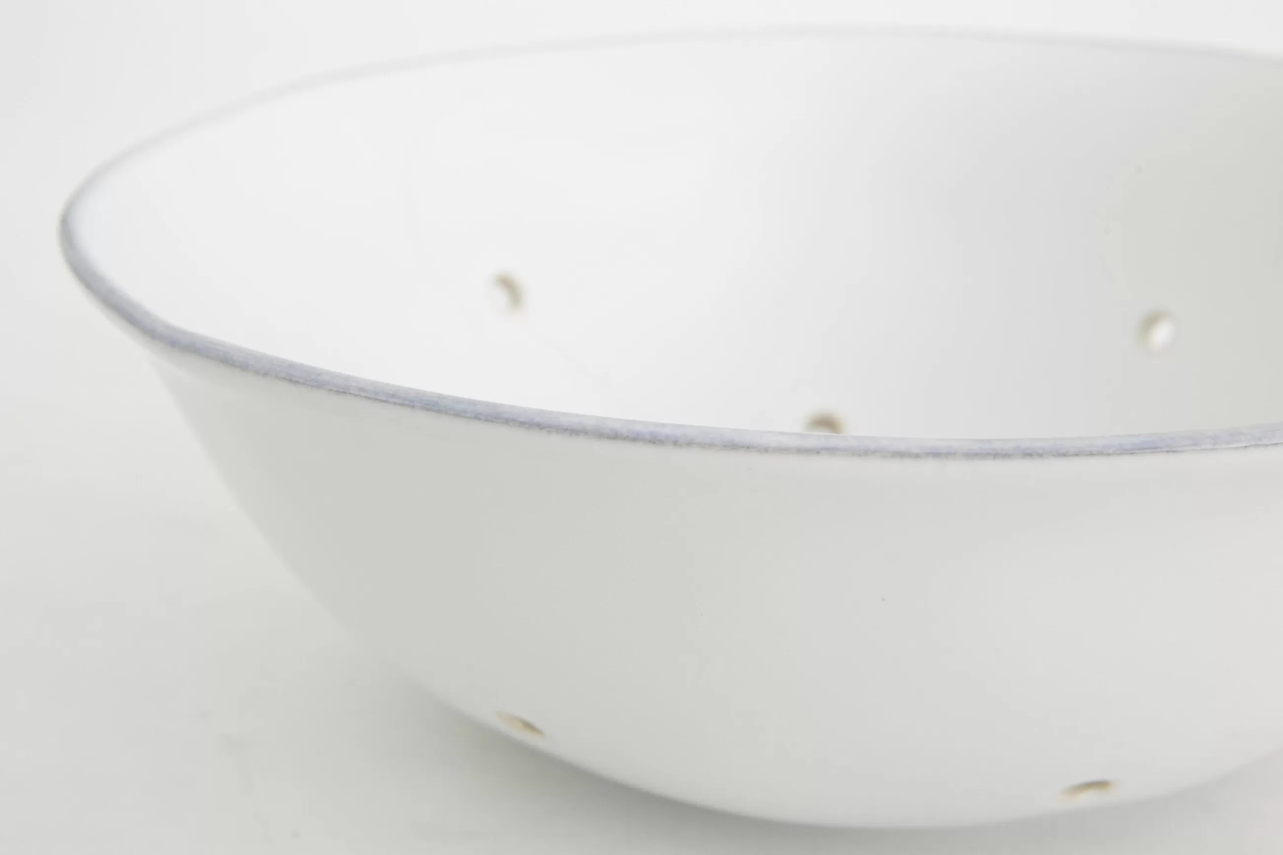 Jille, Colander, Ceramic, White^Flamant Best Sale