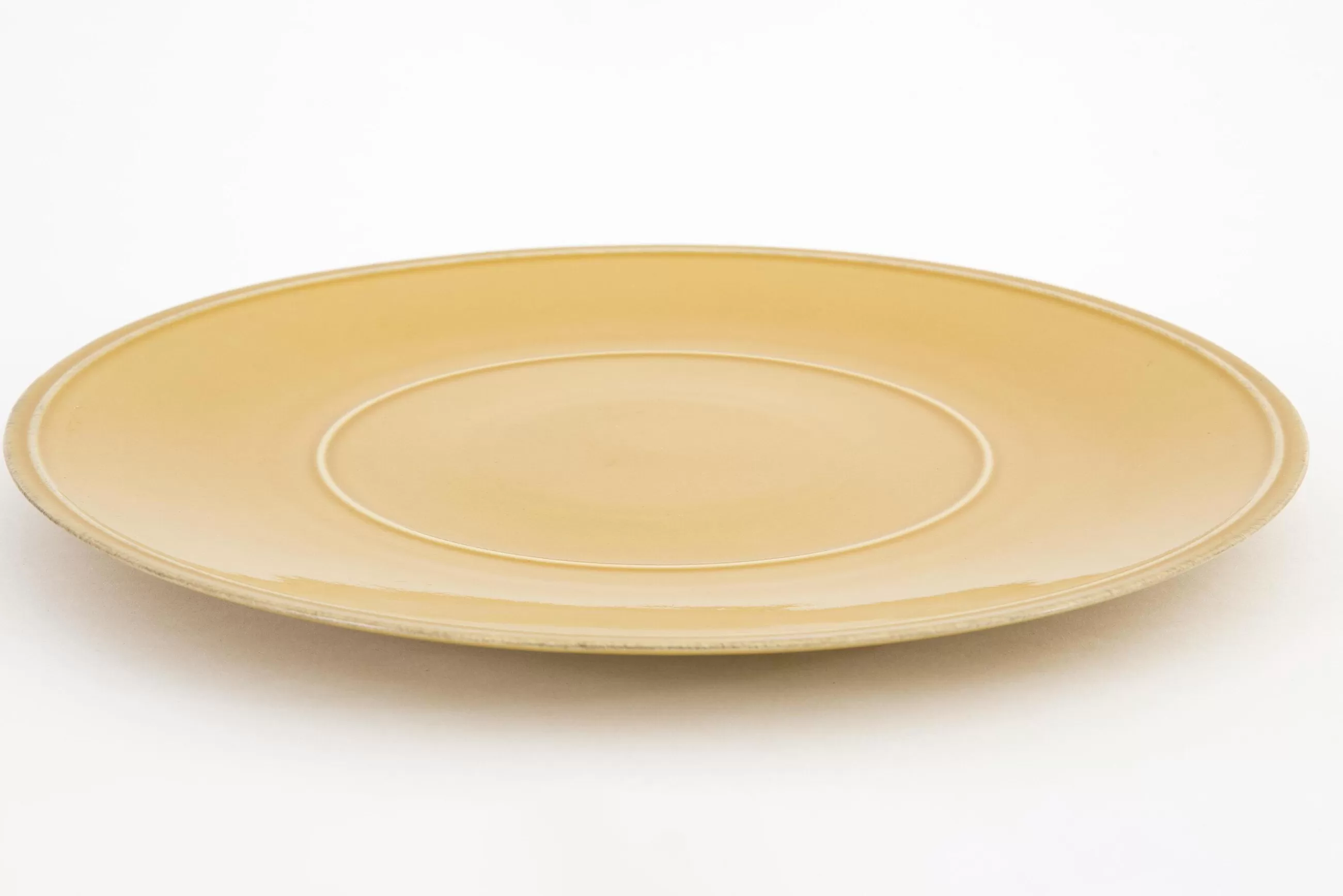 Jille, Plate, Ceramic, Ocher, 34Cm^Flamant Best