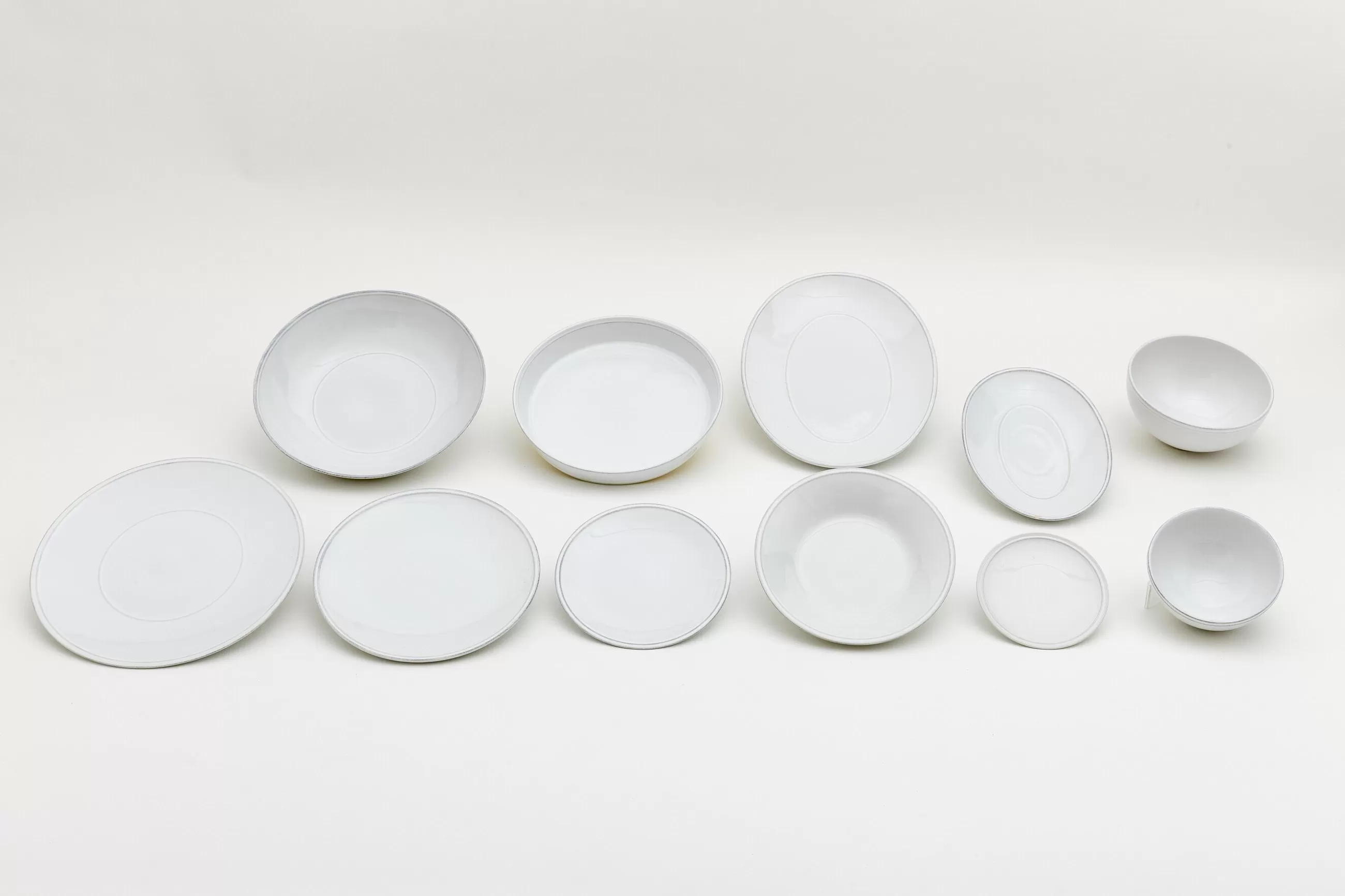 Jille, Soup Plate, Ceramic, White^Flamant Shop