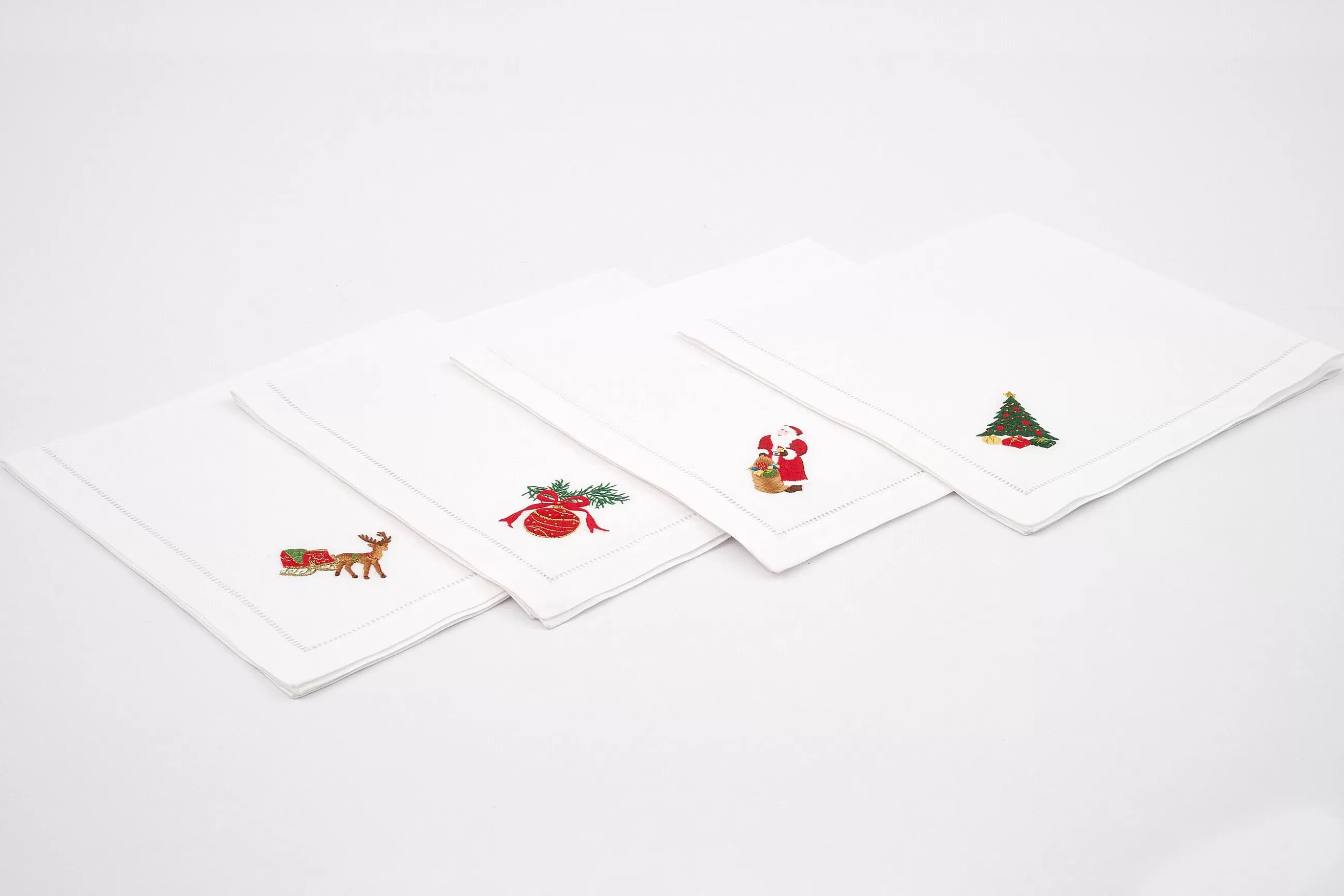 Karoli, Napkin, Embroidery, Set Of 4^Flamant Best