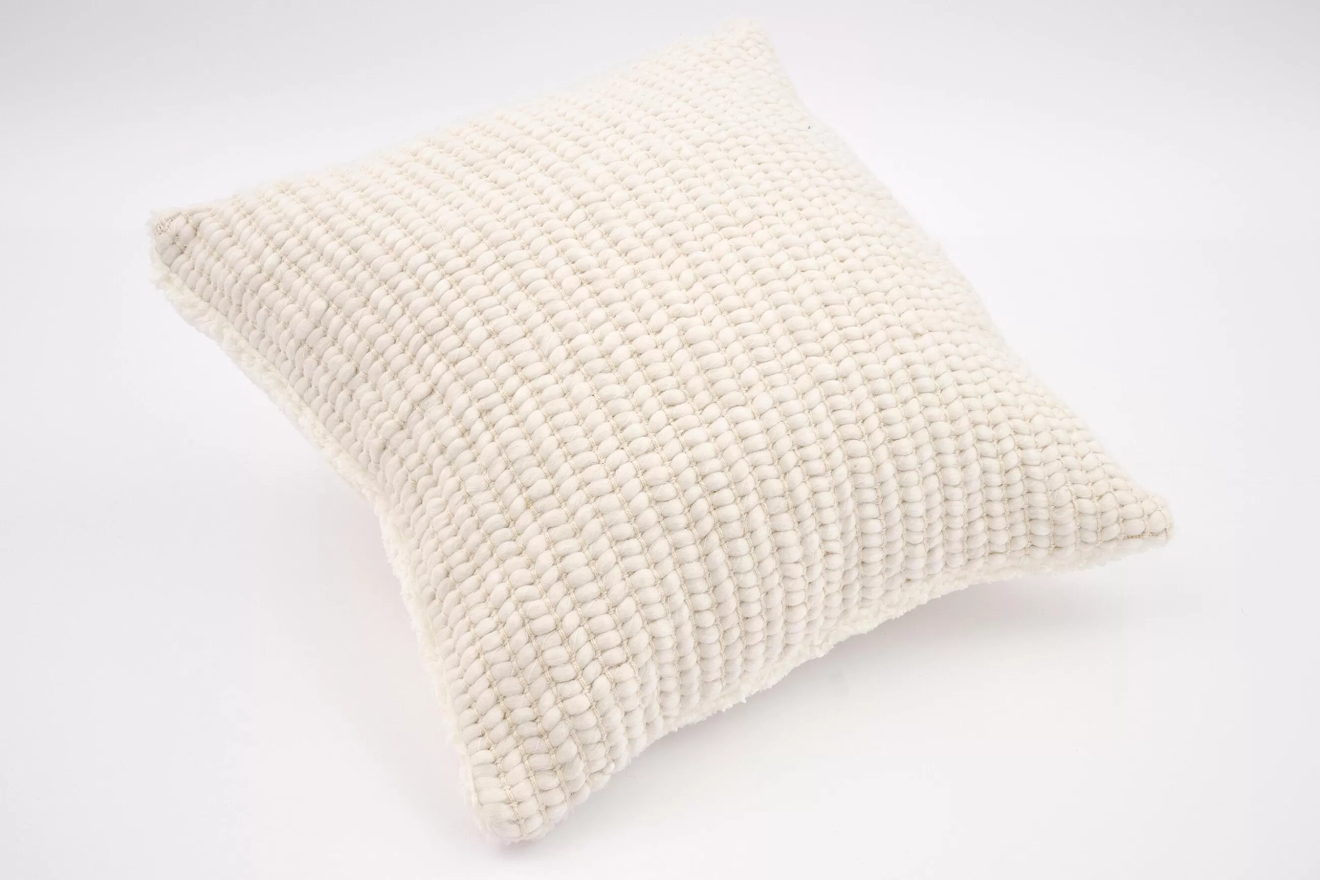 Lasana, Cushion, Off-White^Flamant Hot