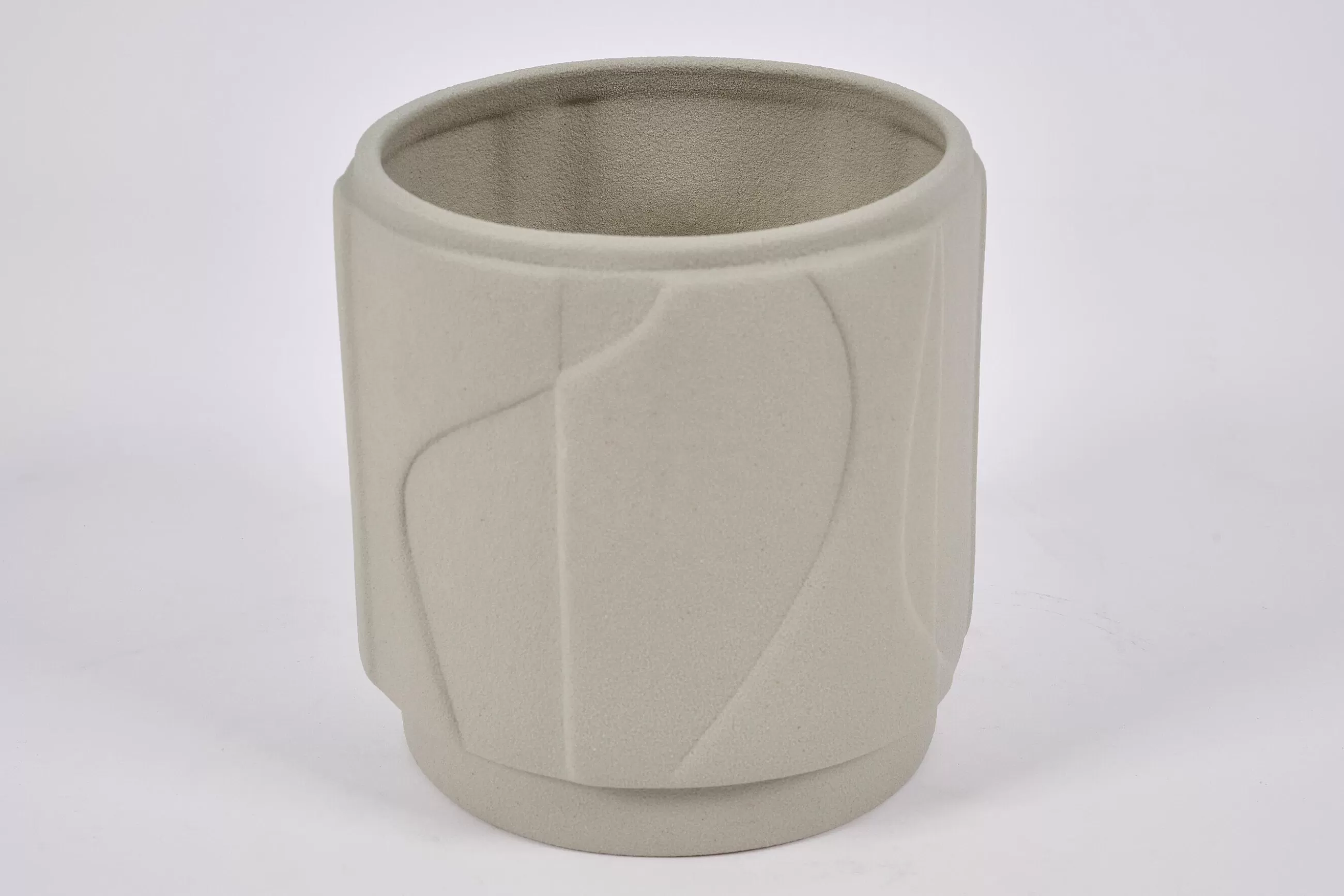 Laurena, Vase, Ceramic, Grey, S^Flamant Outlet