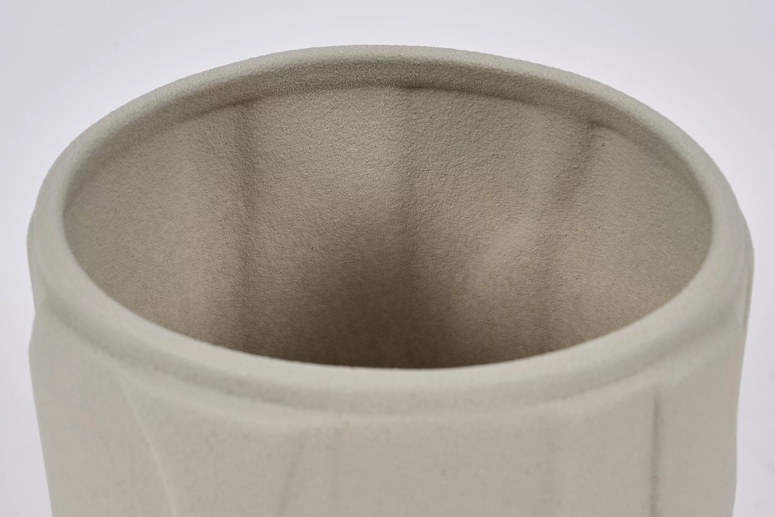 Laurena, Vase, Ceramic, Grey, S^Flamant Outlet