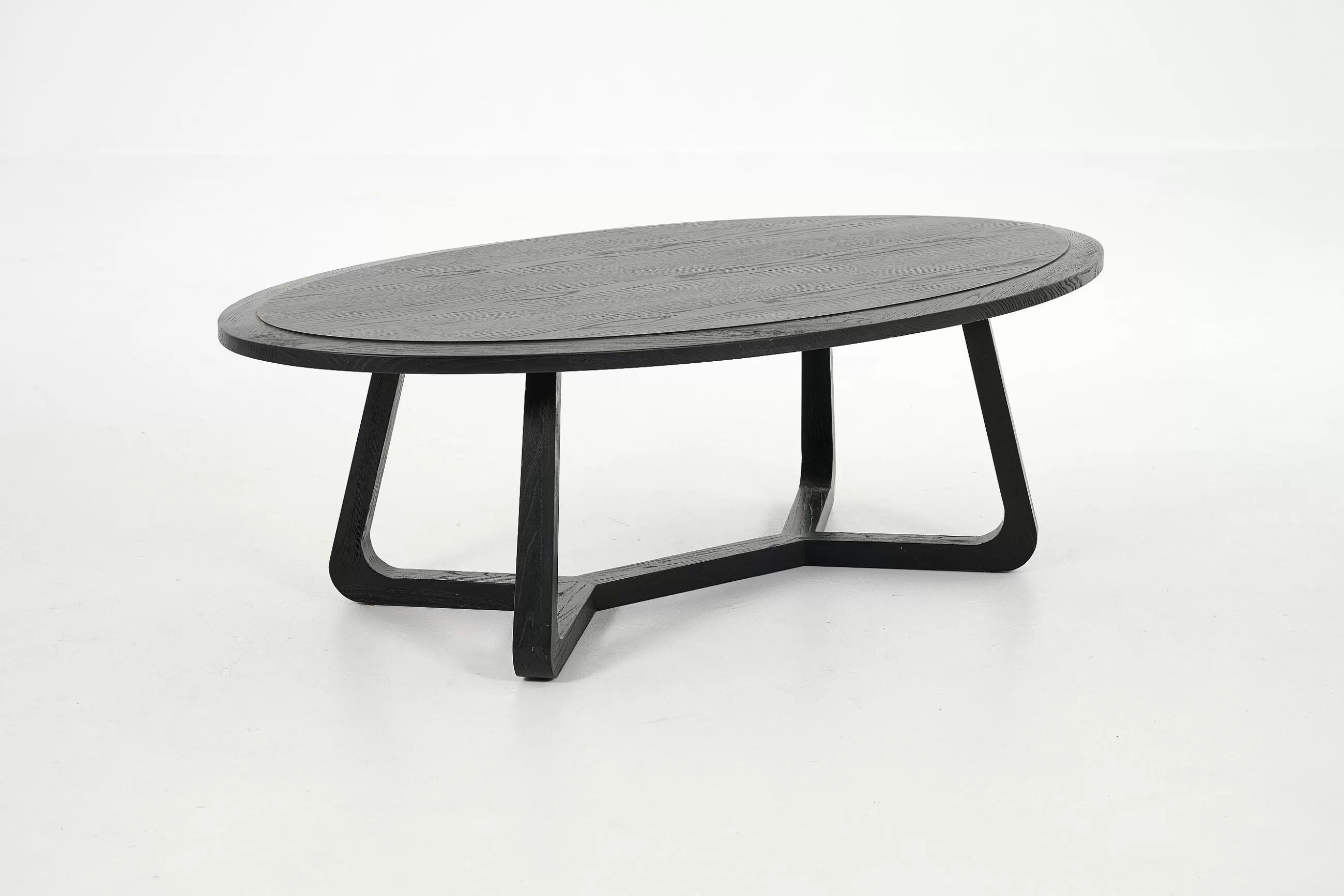 Livy, Coffee Table, Oval, Black, L^Flamant Flash Sale