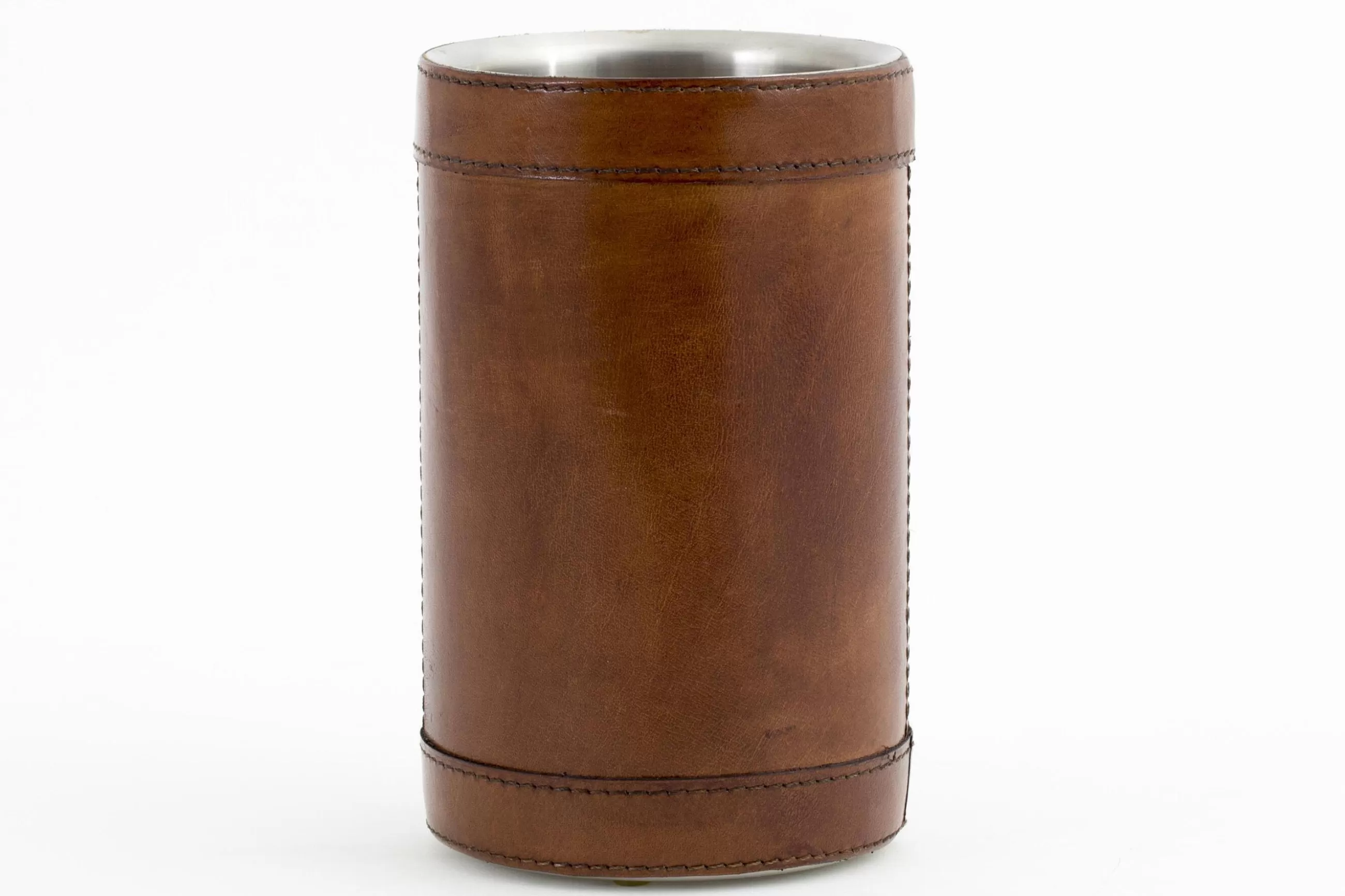 Manhattan, Bottle Holder, Brown Leather^Flamant Fashion