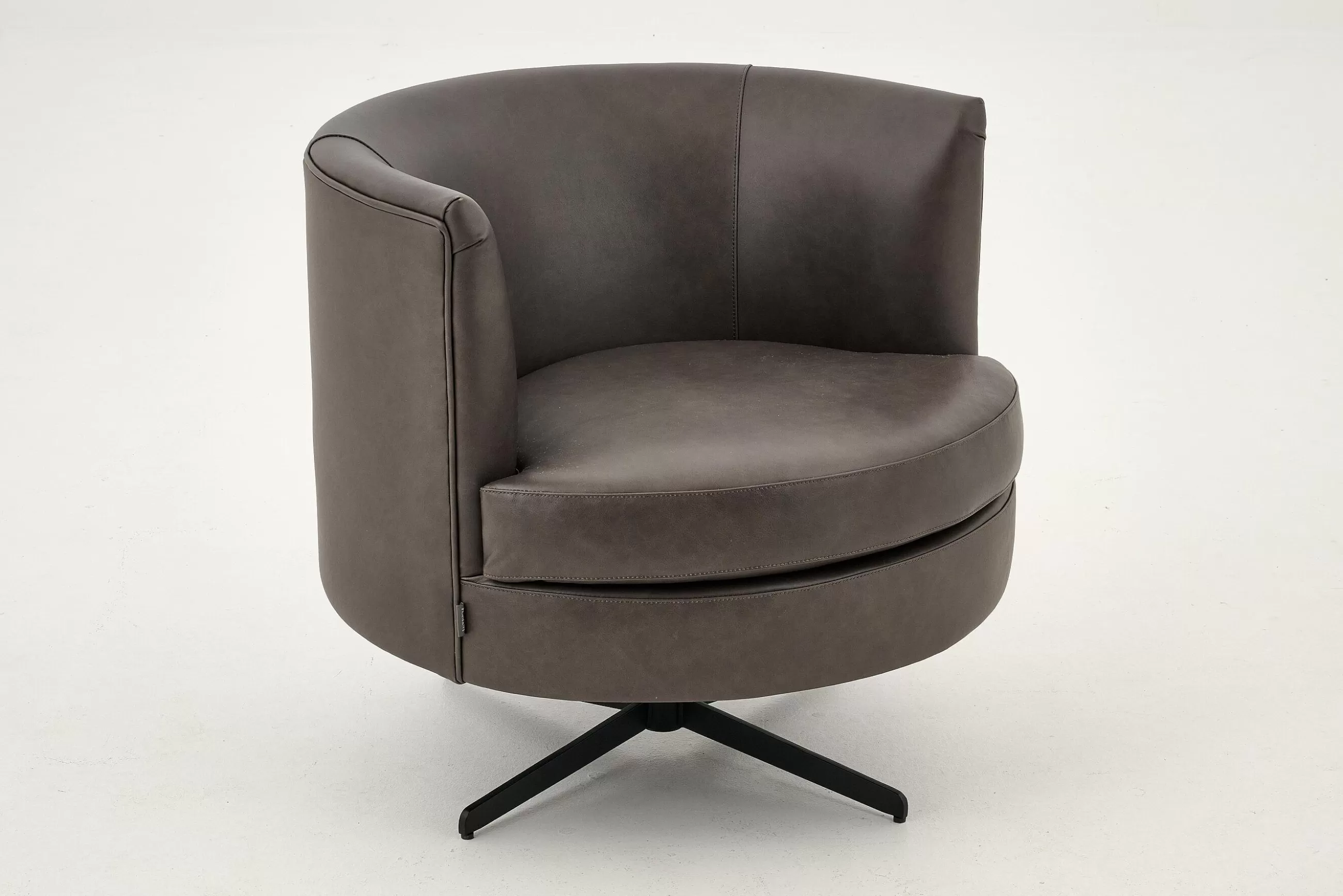 Marchetti, Armchair, Leather Black, Rotatable^Flamant Sale