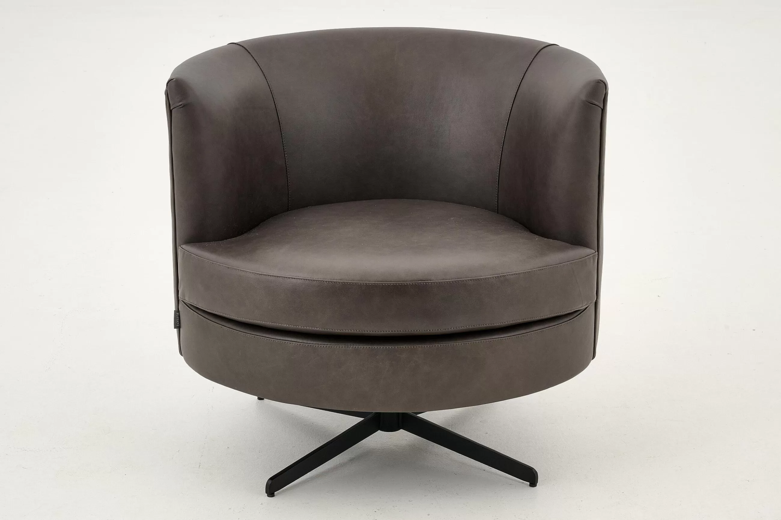 Marchetti, Armchair, Leather Black, Rotatable^Flamant Sale