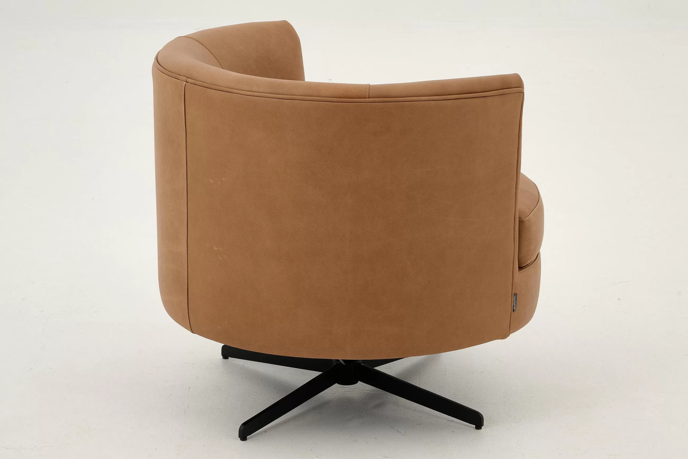 Marchetti, Armchair, Leather Cognoac, Rotatable^Flamant Shop