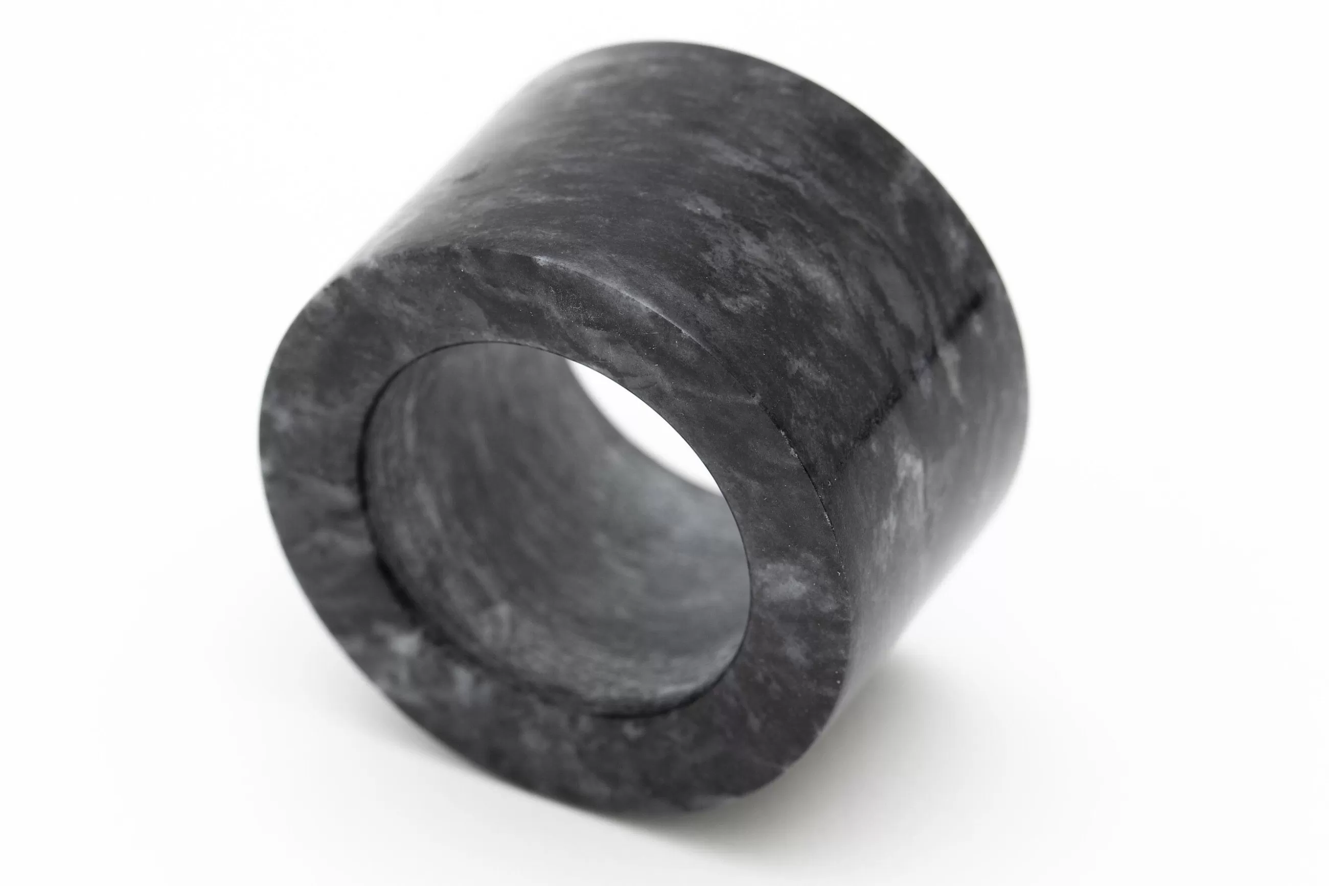 Maureen, Napkin Ring, Marble, Black^Flamant Discount