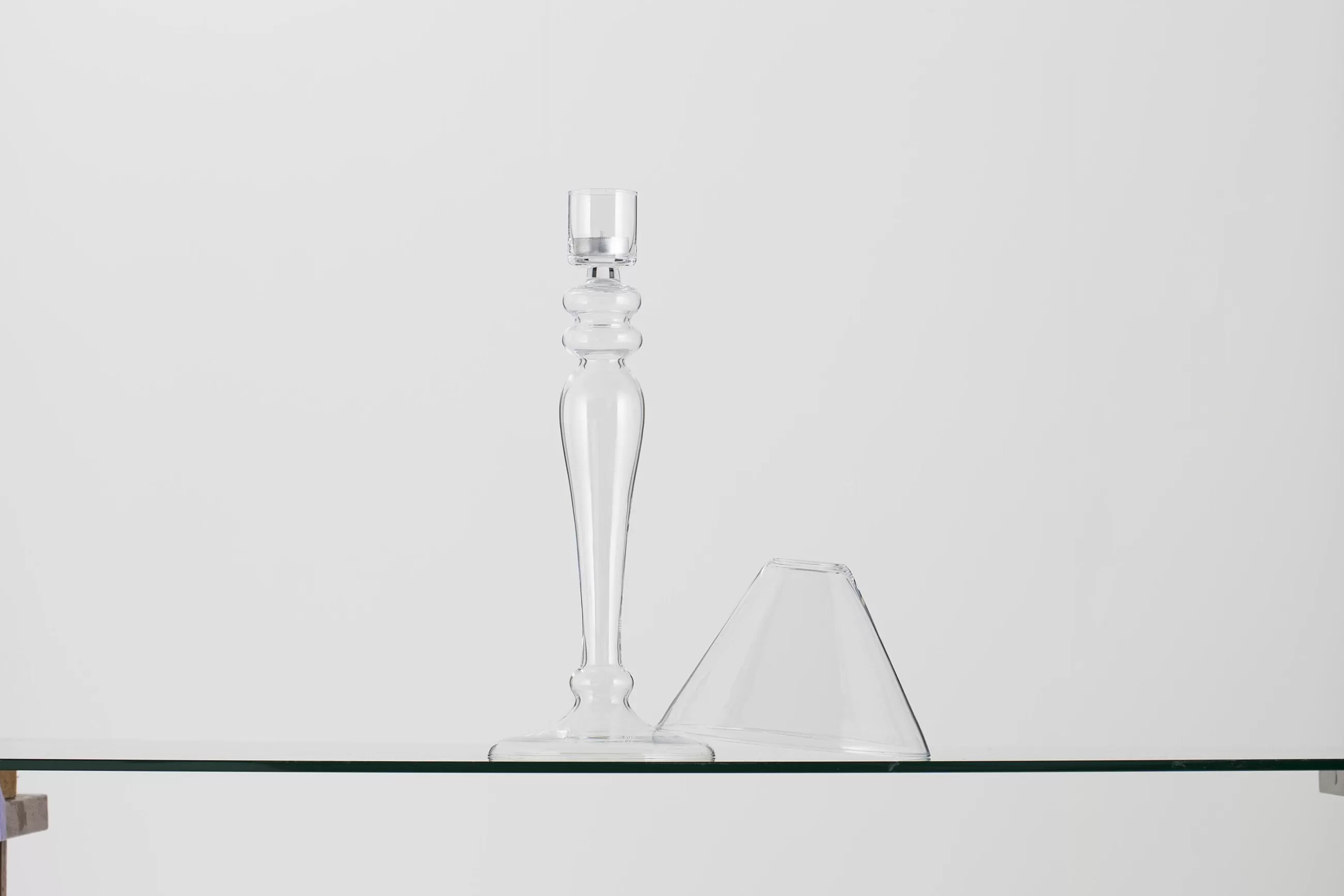 Mira, Candlestick, Glass^Flamant Fashion