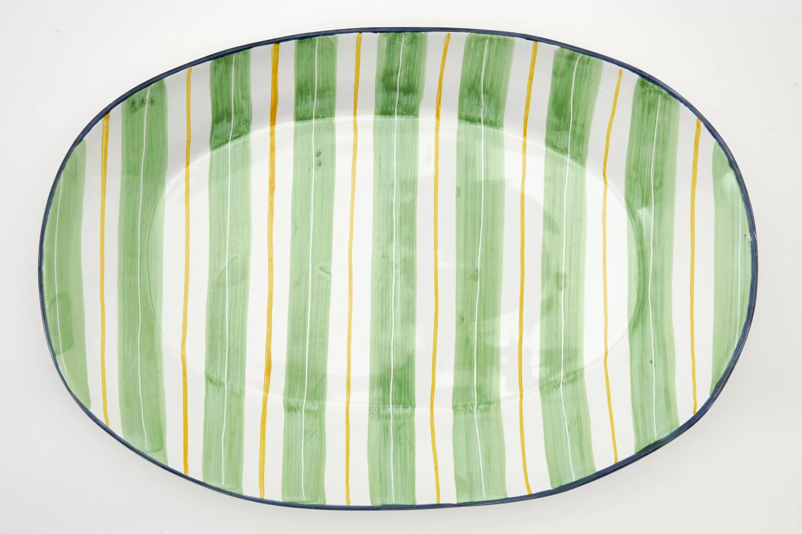 Nanna, Serving Plate, Green, Oval^Flamant Sale