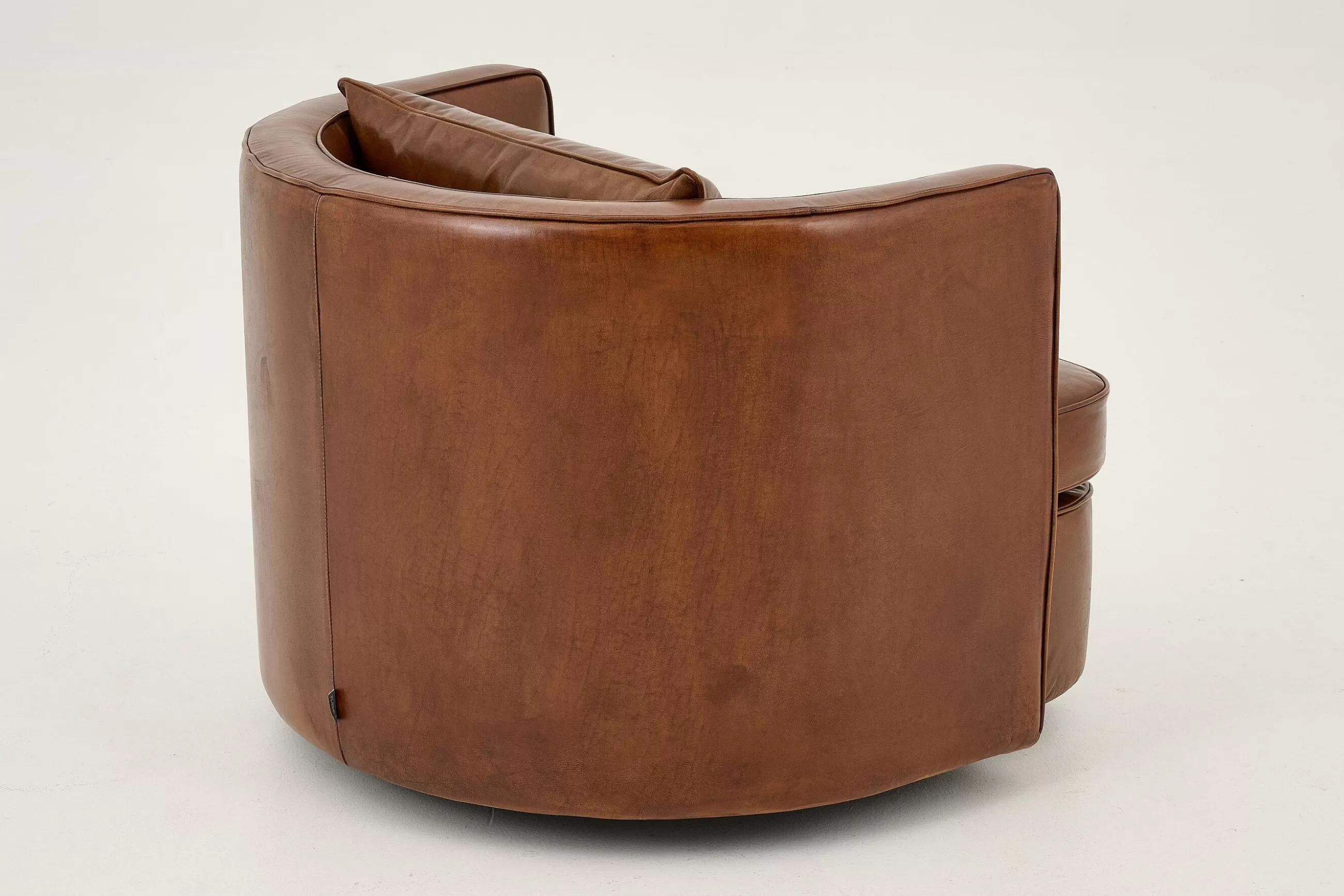 Nelia, Armchair, Leather Cognoac, Rotatable^Flamant Outlet