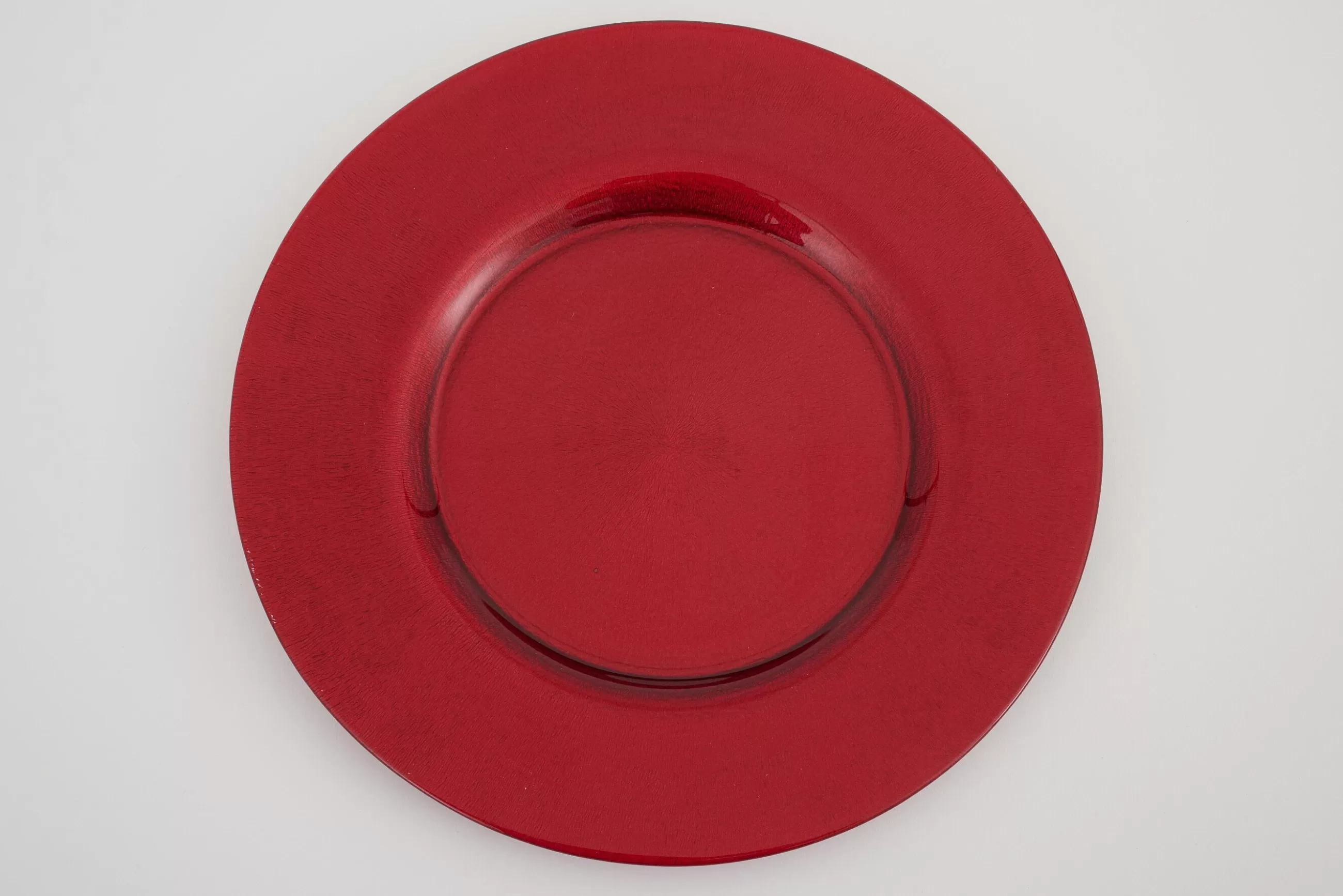 Pacelle, Plate, Glass, Red^Flamant Shop