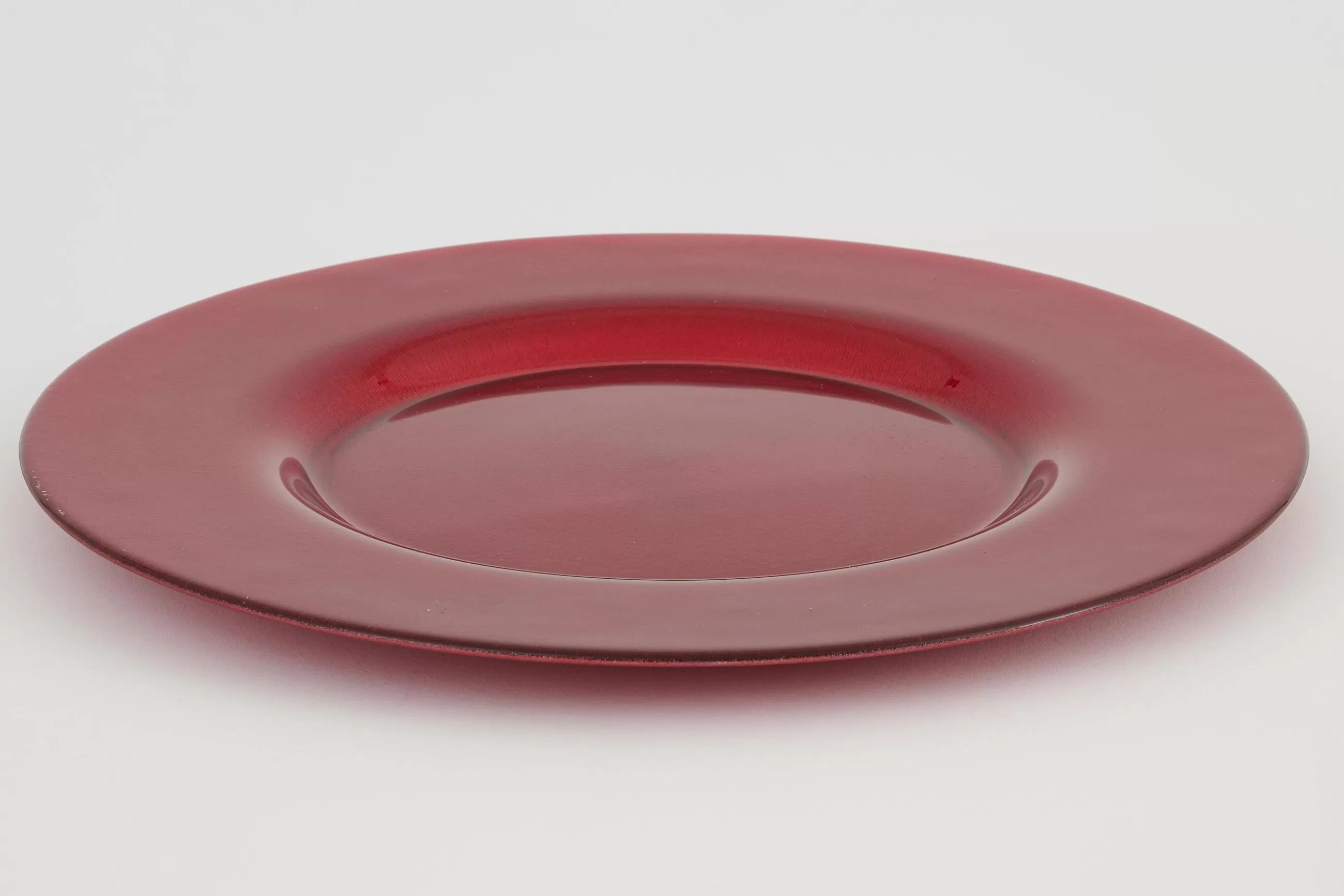 Pacelle, Plate, Glass, Red^Flamant Shop