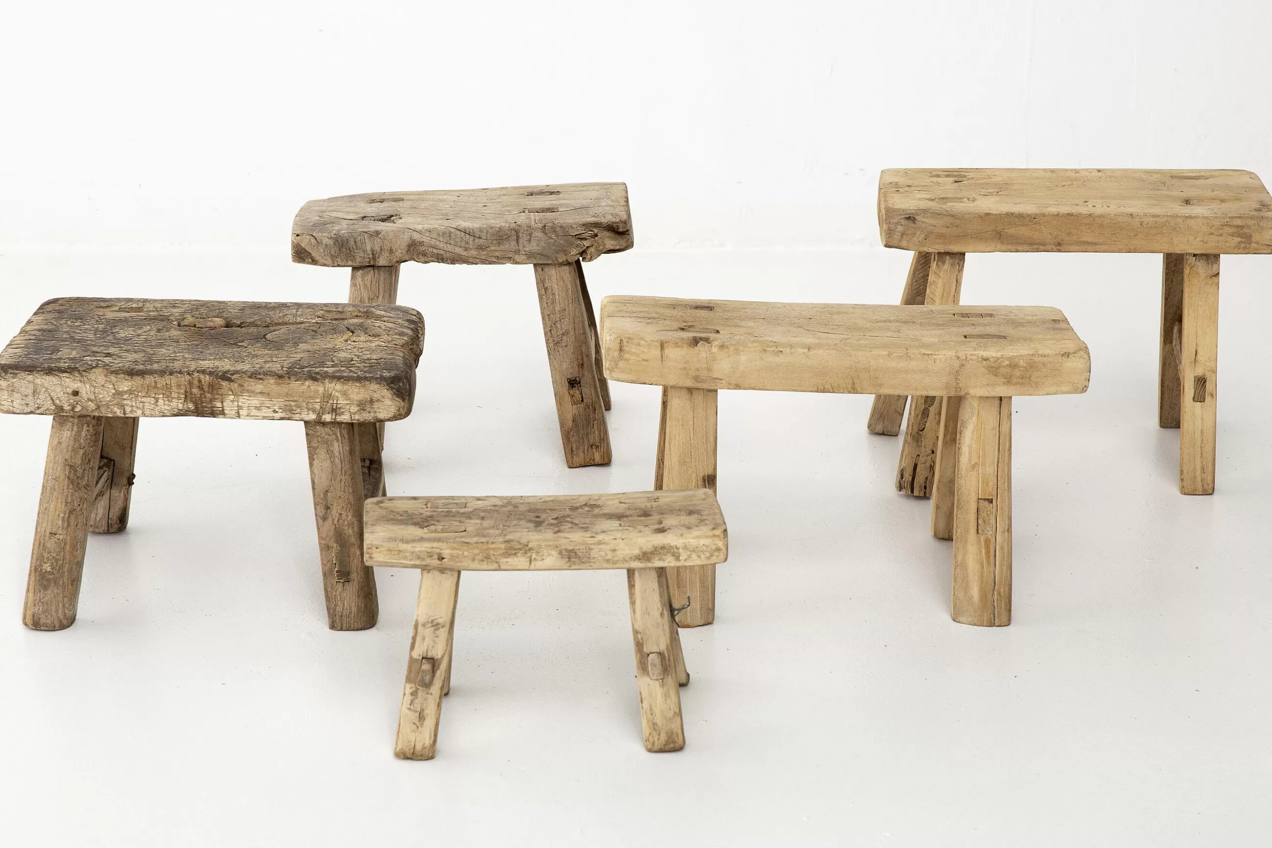 Paton, Stool, Recycled Wood^Flamant Sale