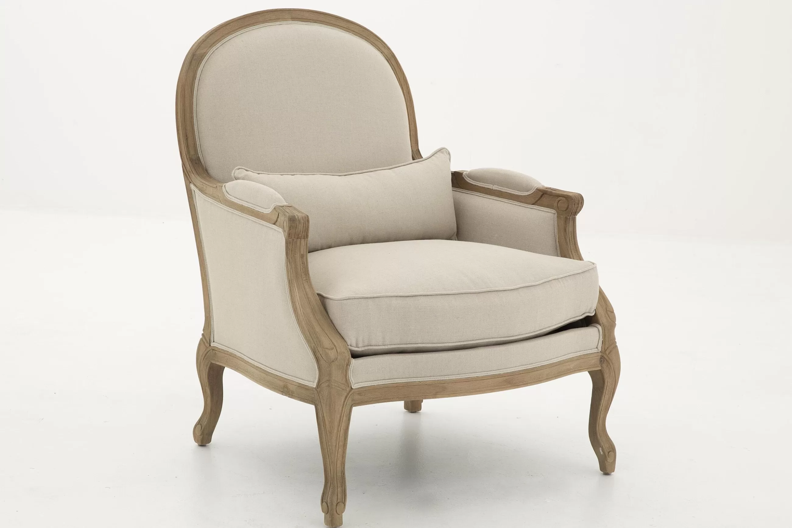 Ranomi, Armchair, Natural Linen^Flamant Fashion