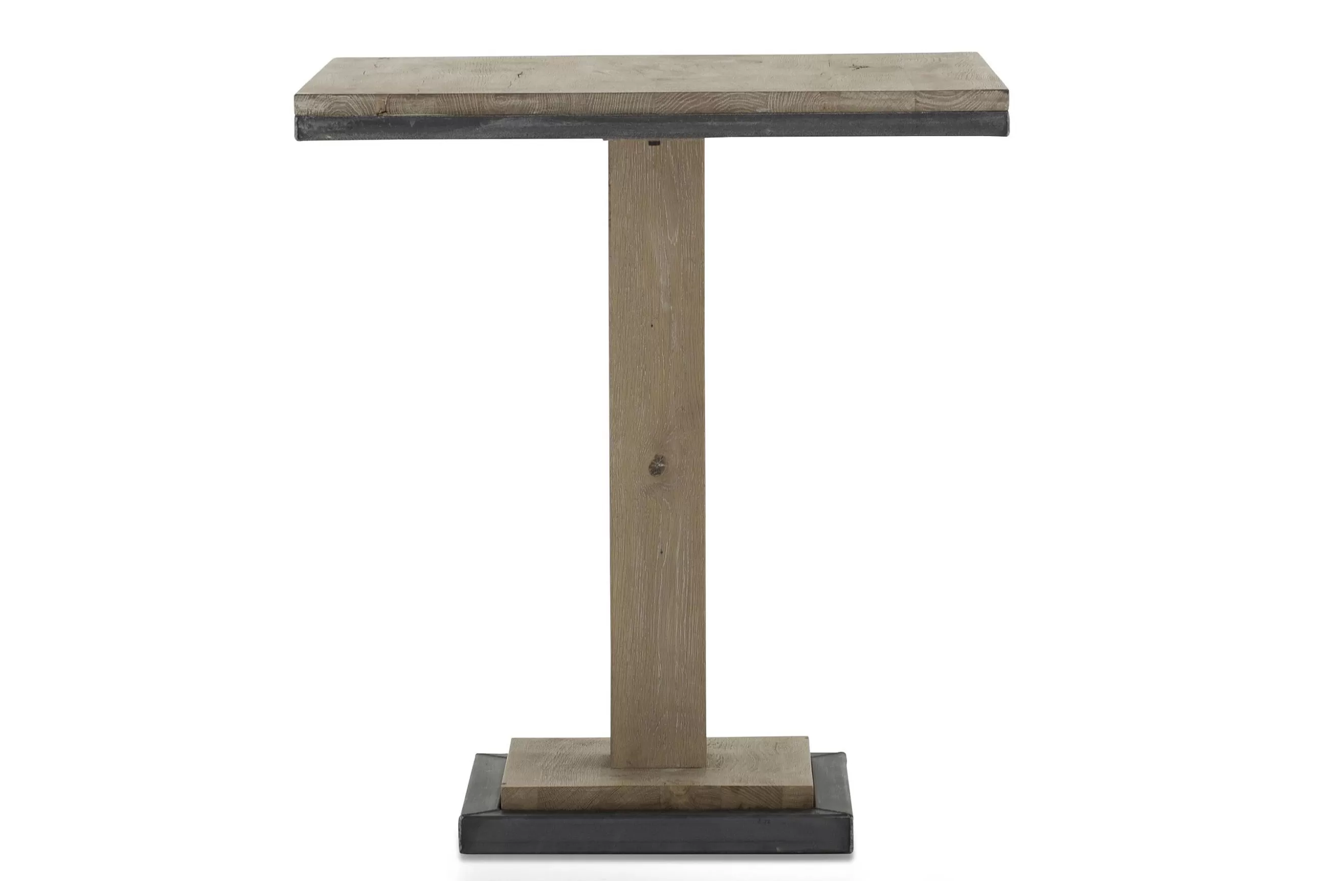 Renders, Bistro Table, Weathered Oak And Iron, 80 Cm^Flamant Cheap