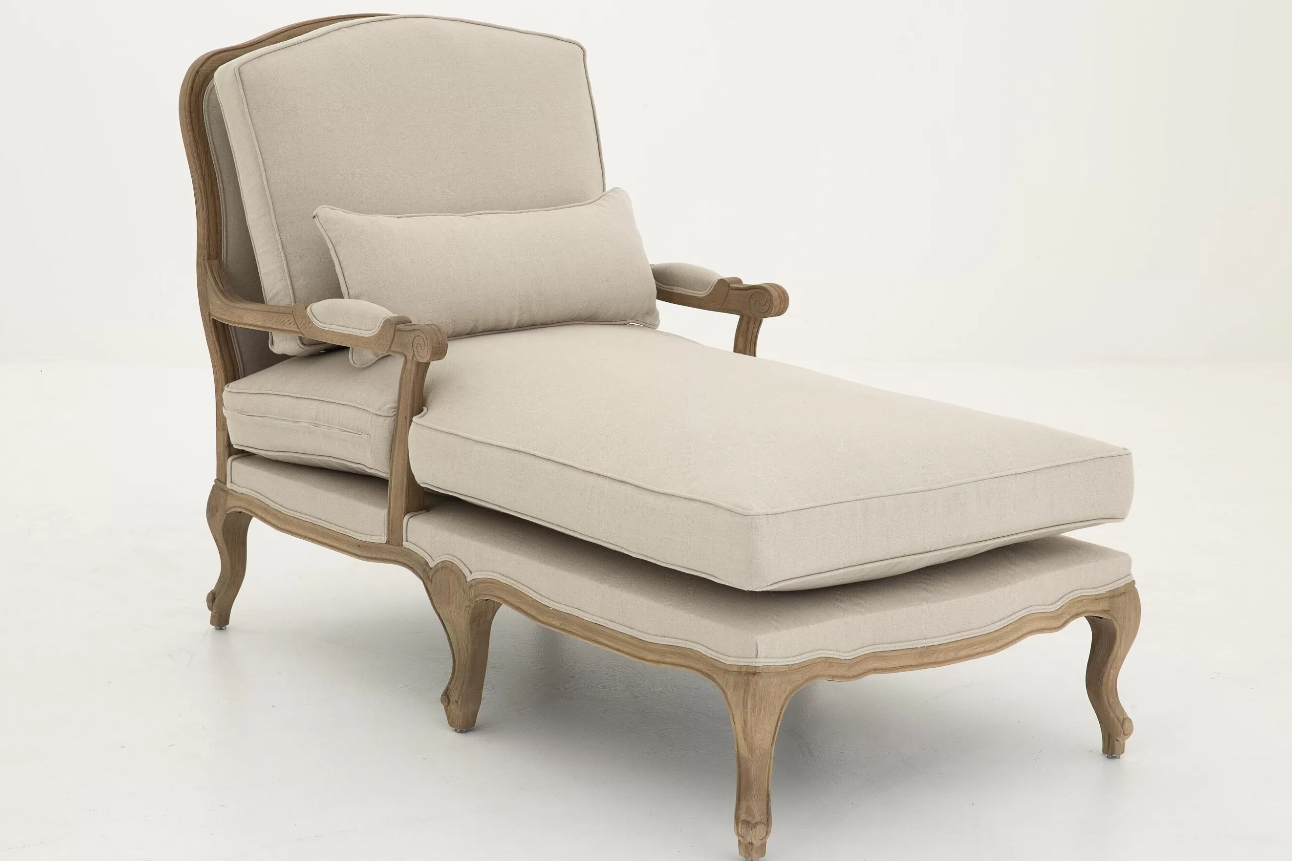 Richelle, Lounge Chair, Natural Linen^Flamant Outlet